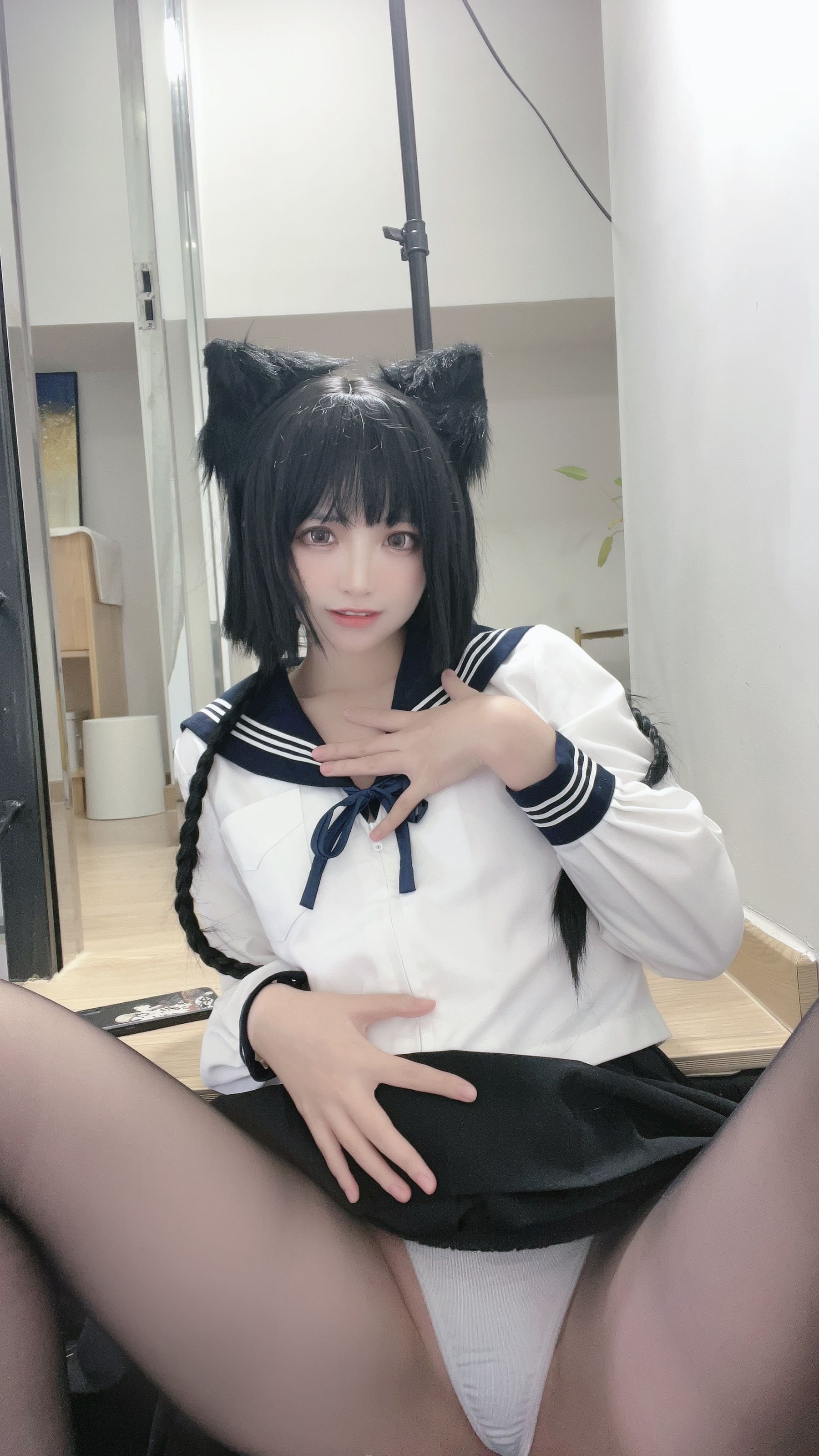 [福利COS] 疯猫ss - 制服少女