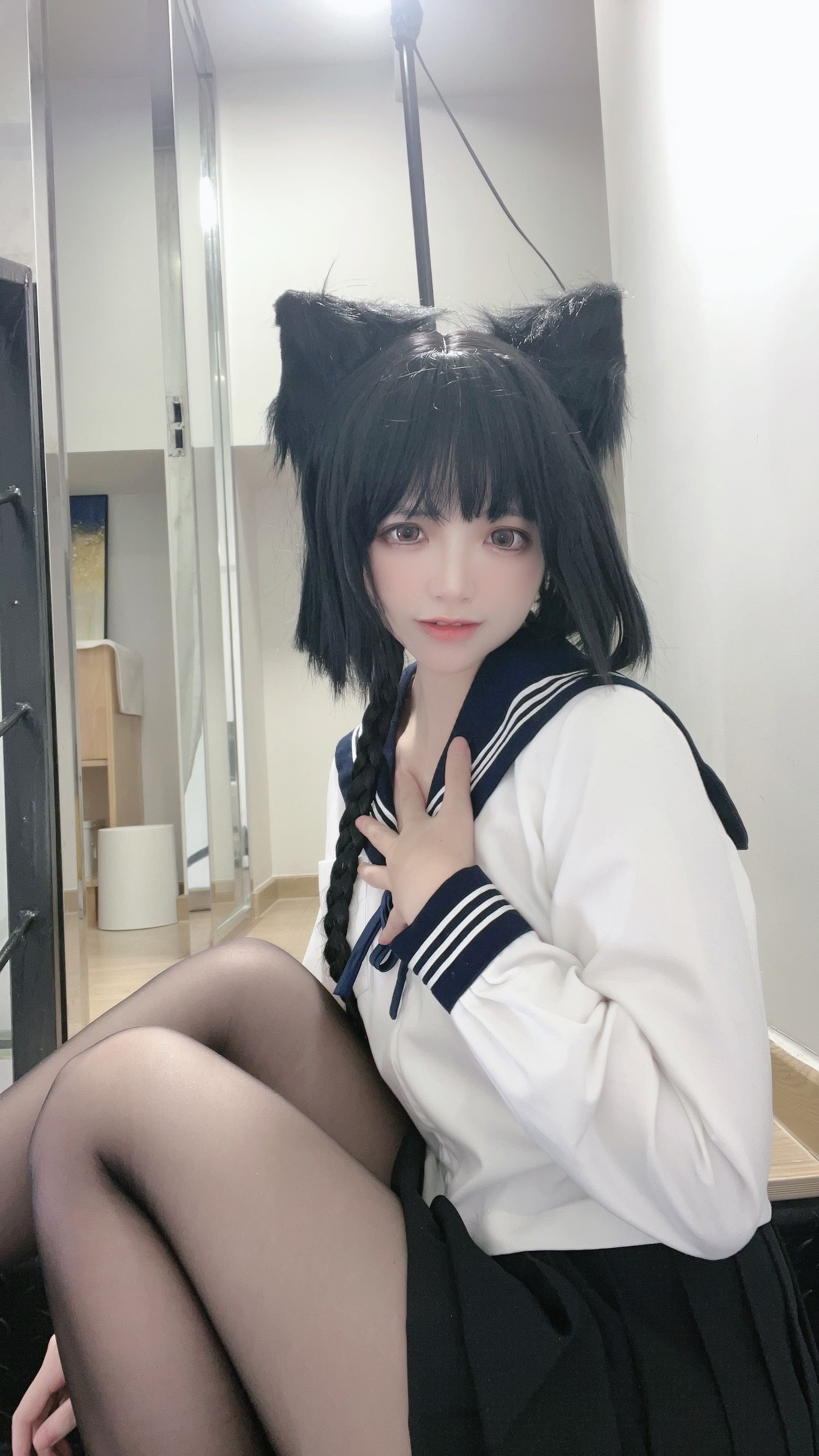 [福利COS] 疯猫ss - 制服少女