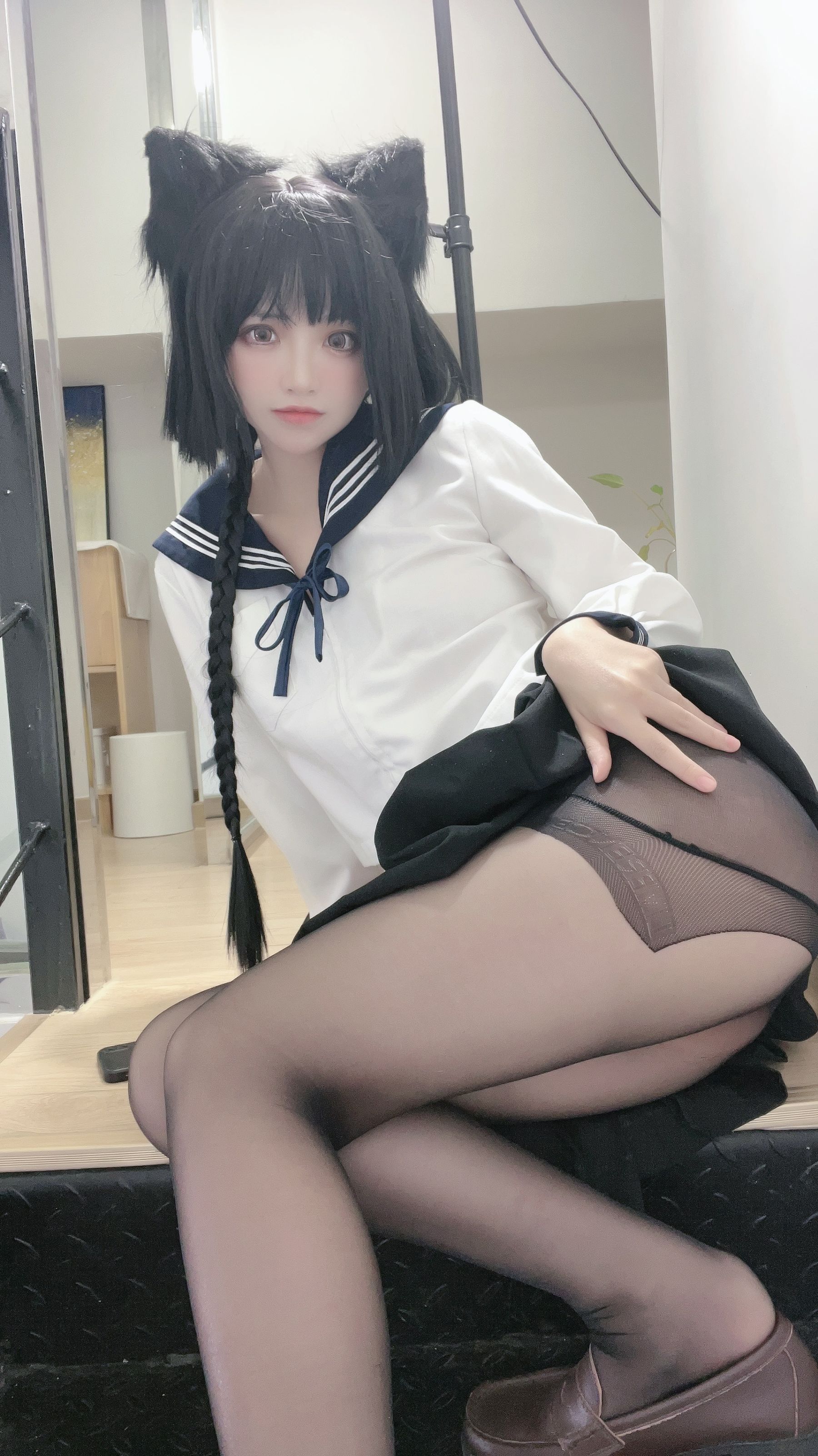 [福利COS] 疯猫ss - 制服少女
