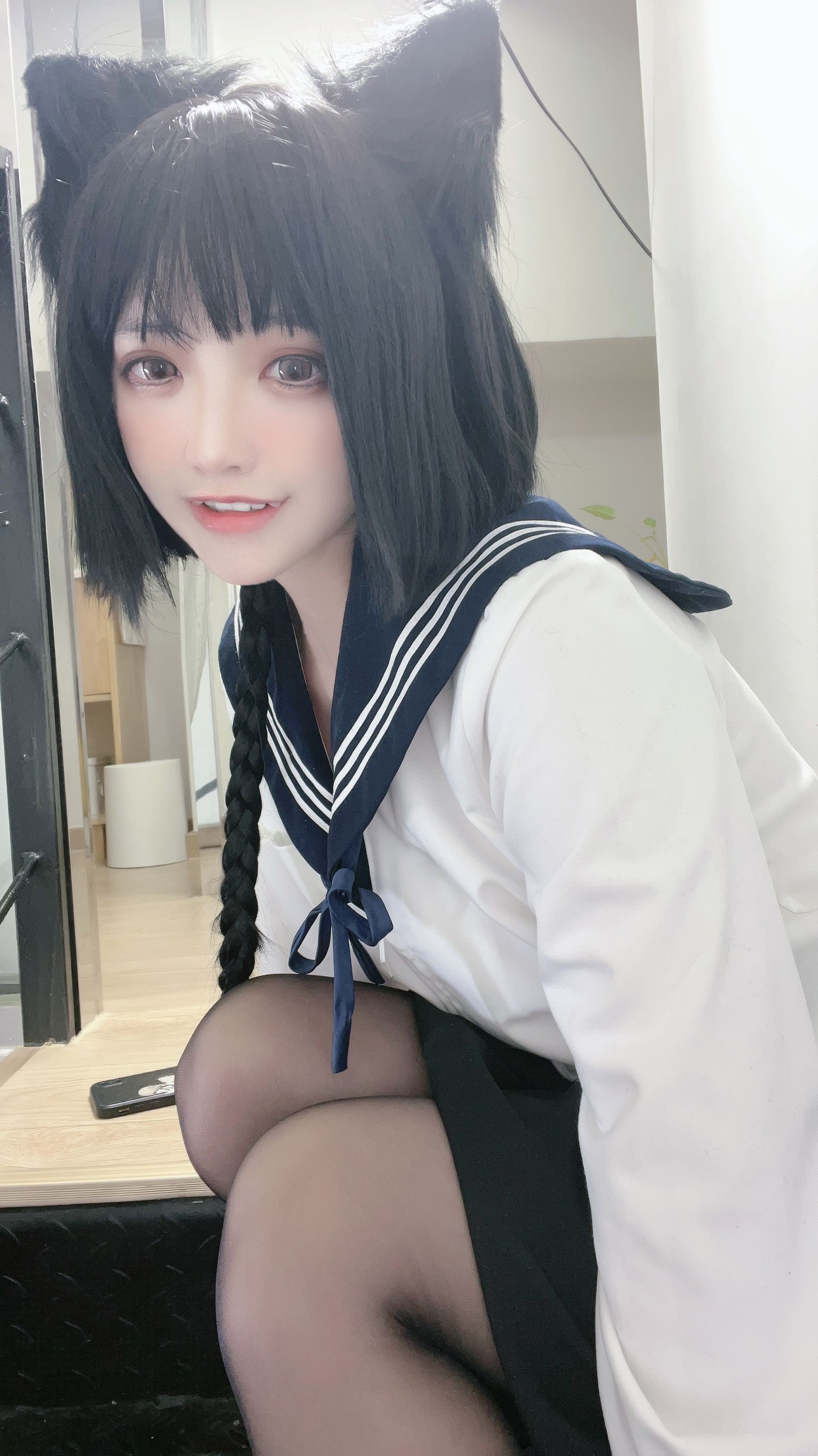 [福利COS] 疯猫ss - 制服少女