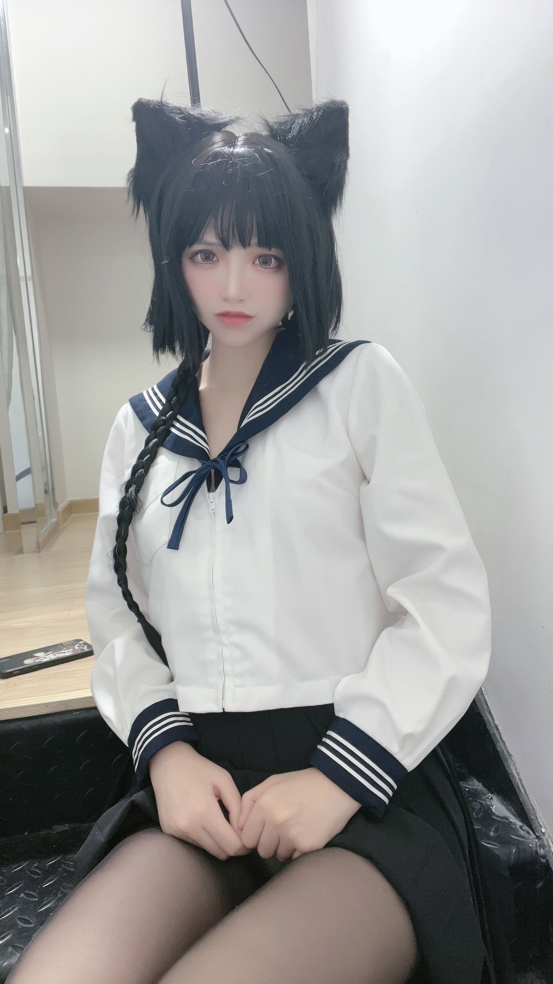 [福利COS] 疯猫ss - 制服少女
