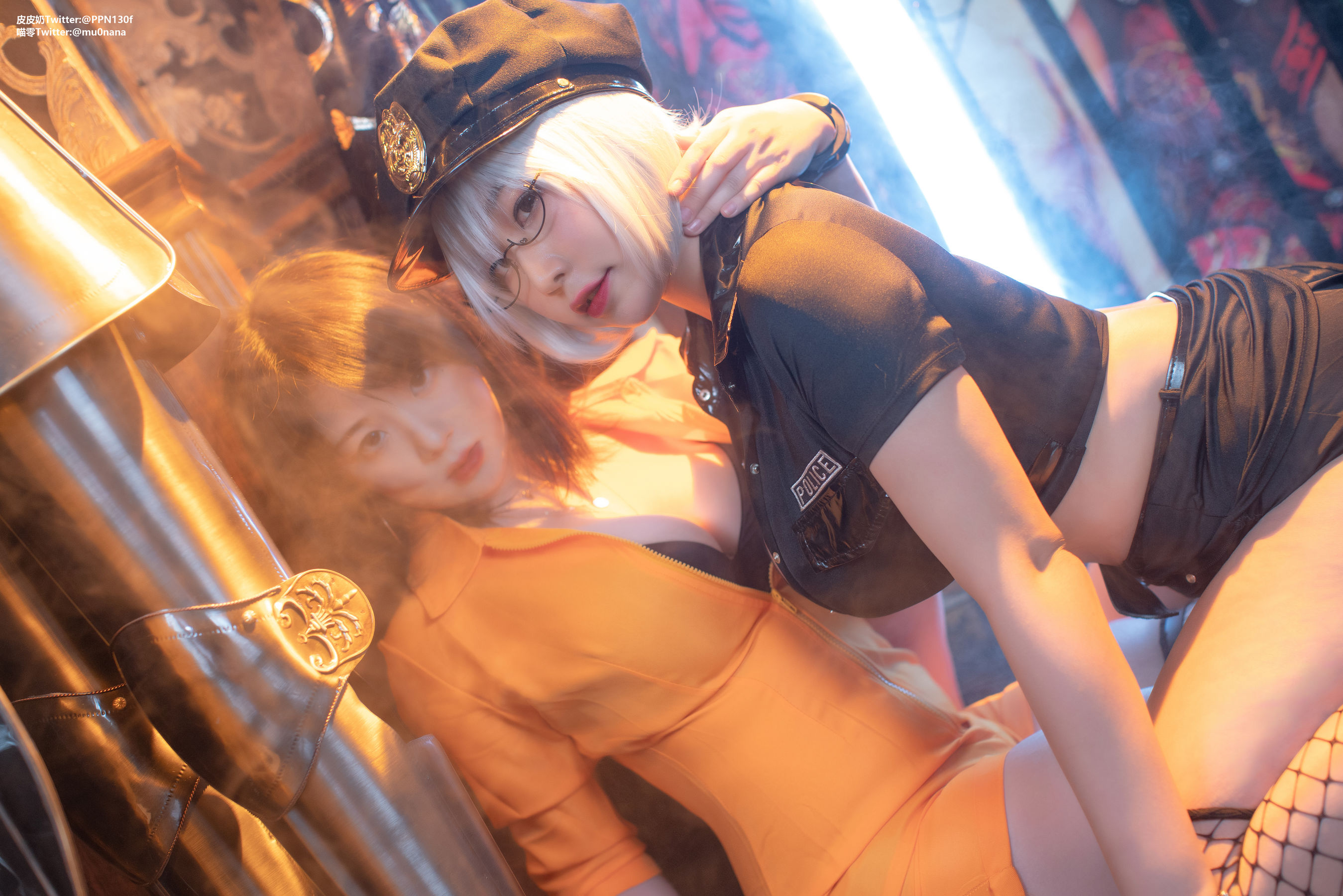 [福利COS] 皮皮奶可可爱了啦&喵零 - 匪警
