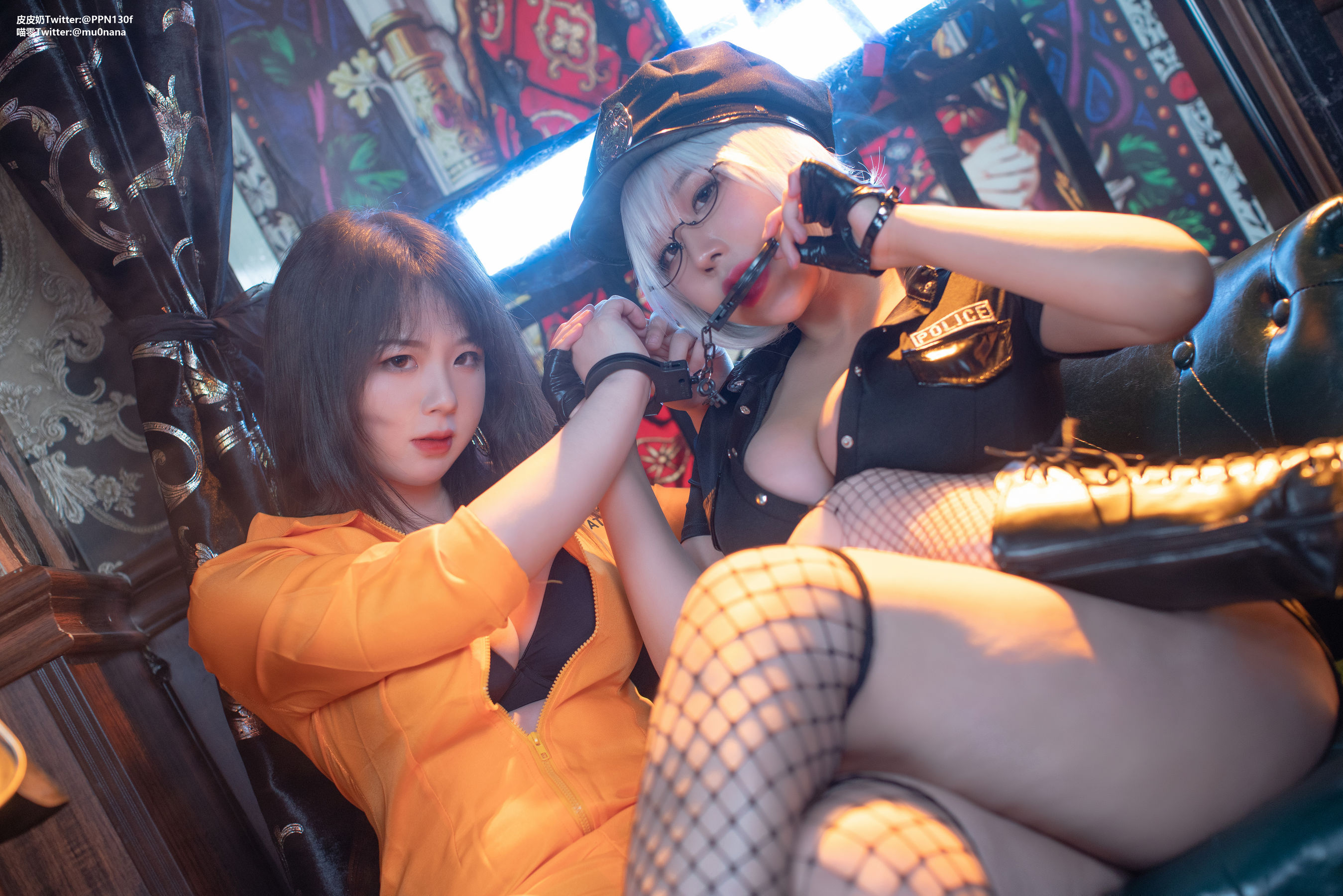 [福利COS] 皮皮奶可可爱了啦&喵零 - 匪警