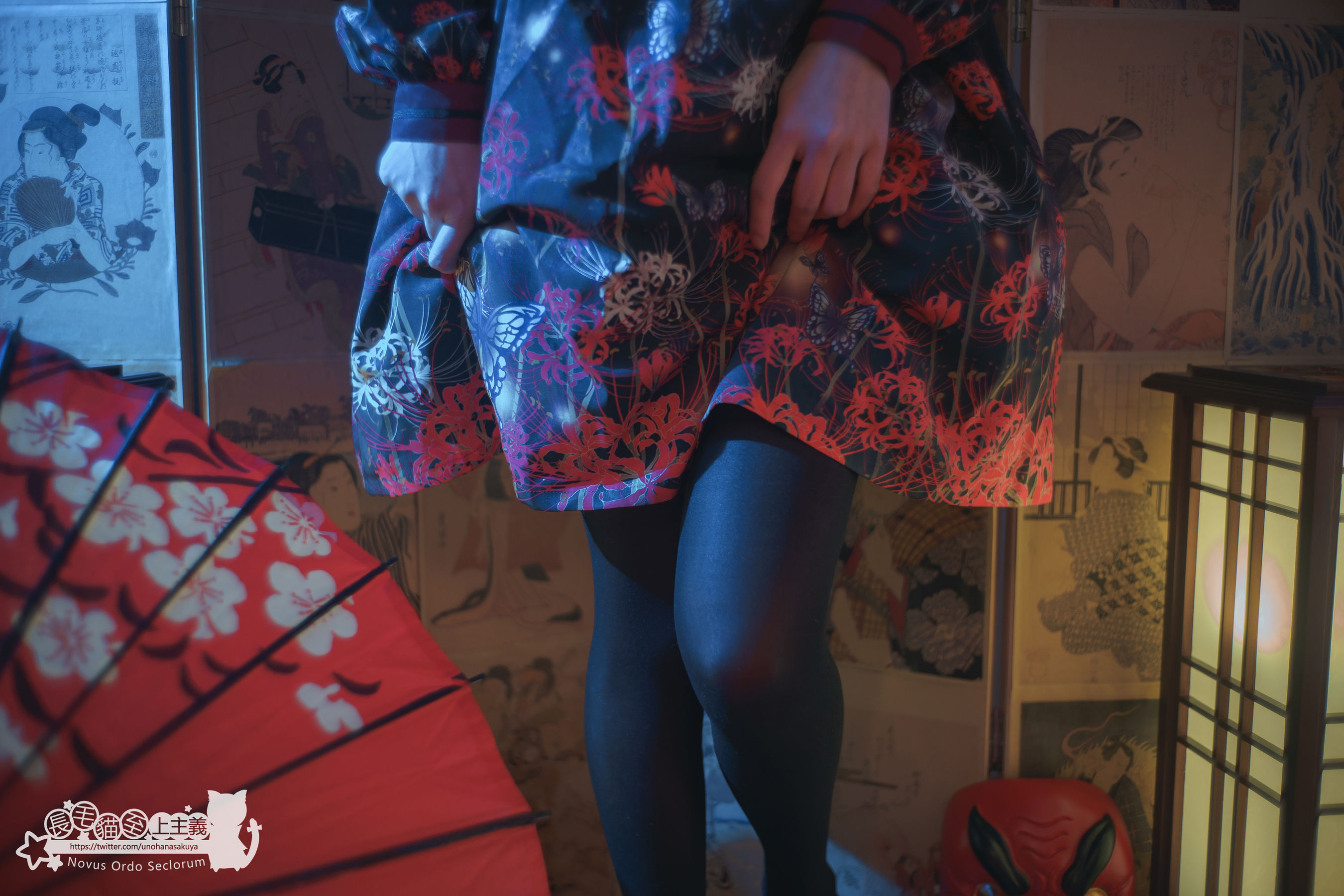 [福利COS] 福利姬木花琳琳是勇者 - 彼岸花の咲く夜に