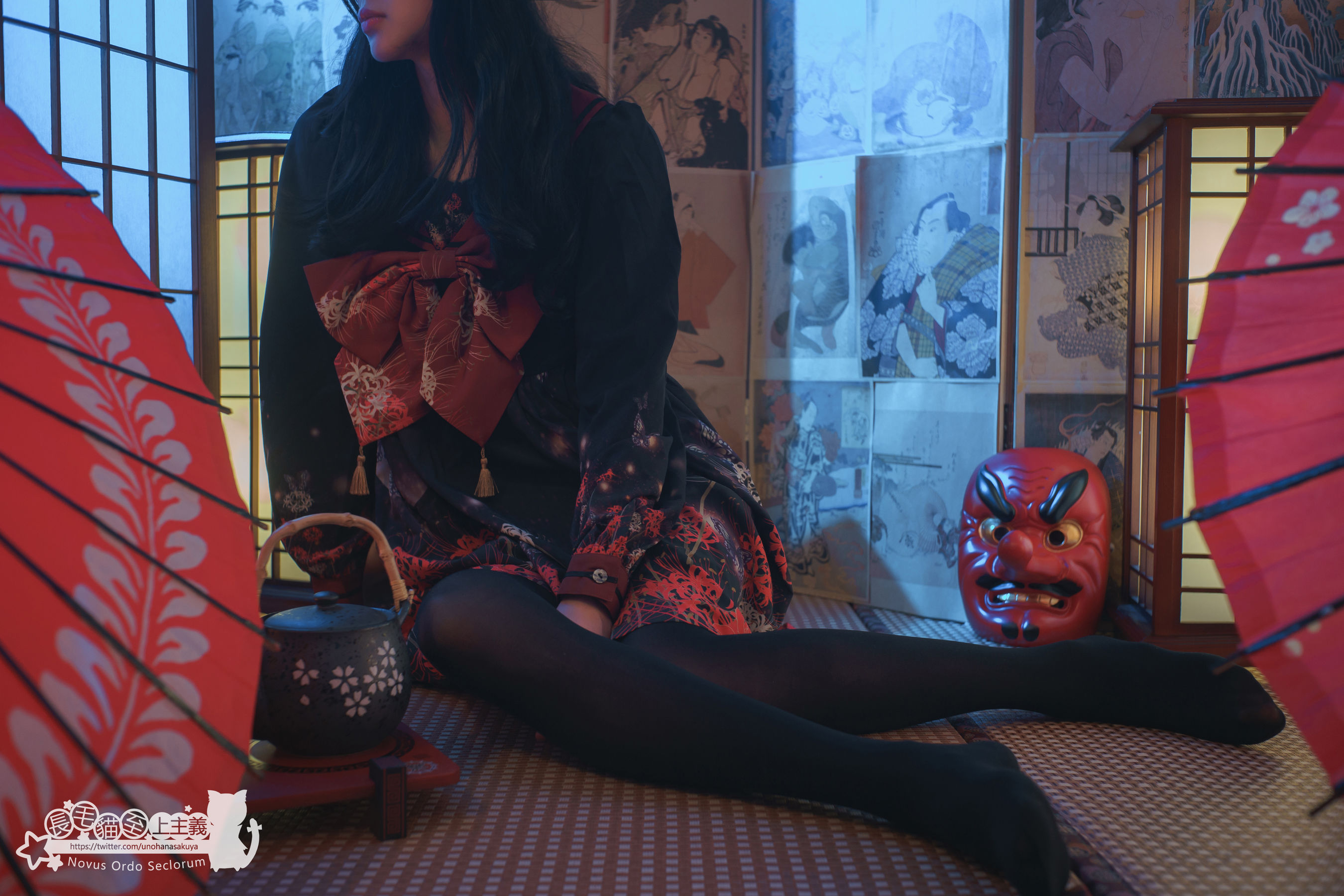 [福利COS] 福利姬木花琳琳是勇者 - 彼岸花の咲く夜に