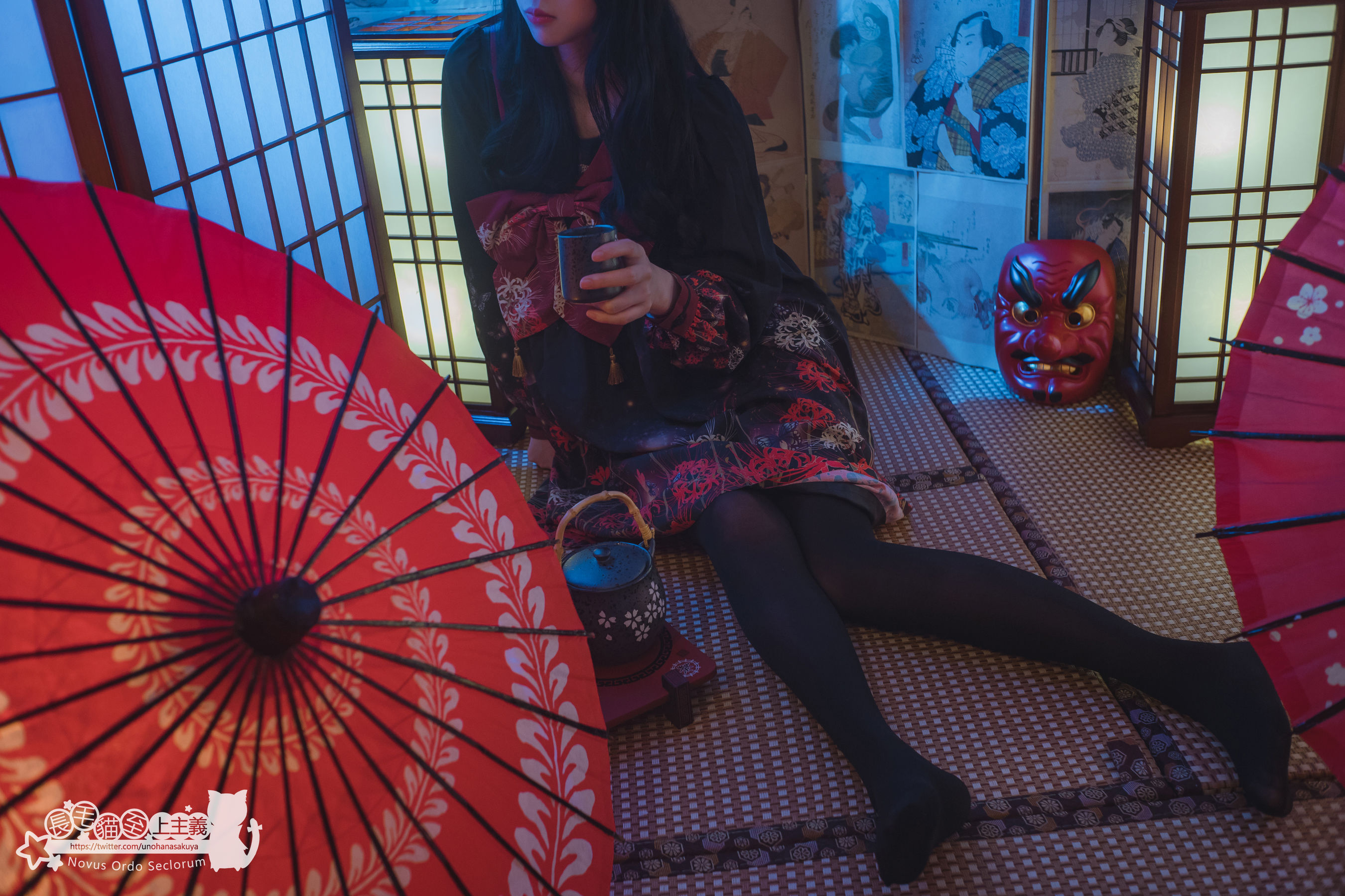 [福利COS] 福利姬木花琳琳是勇者 - 彼岸花の咲く夜に