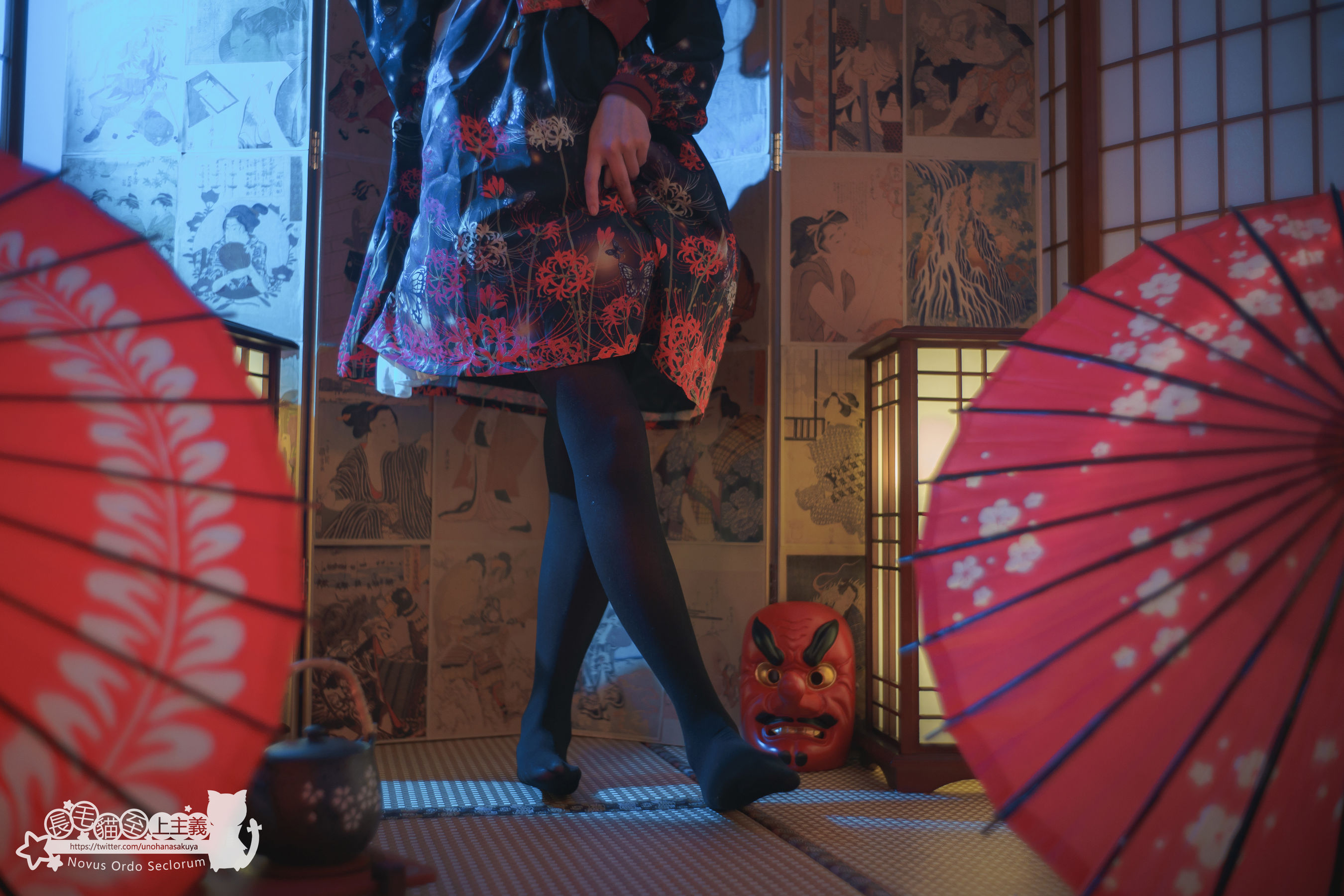 [福利COS] 福利姬木花琳琳是勇者 - 彼岸花の咲く夜に