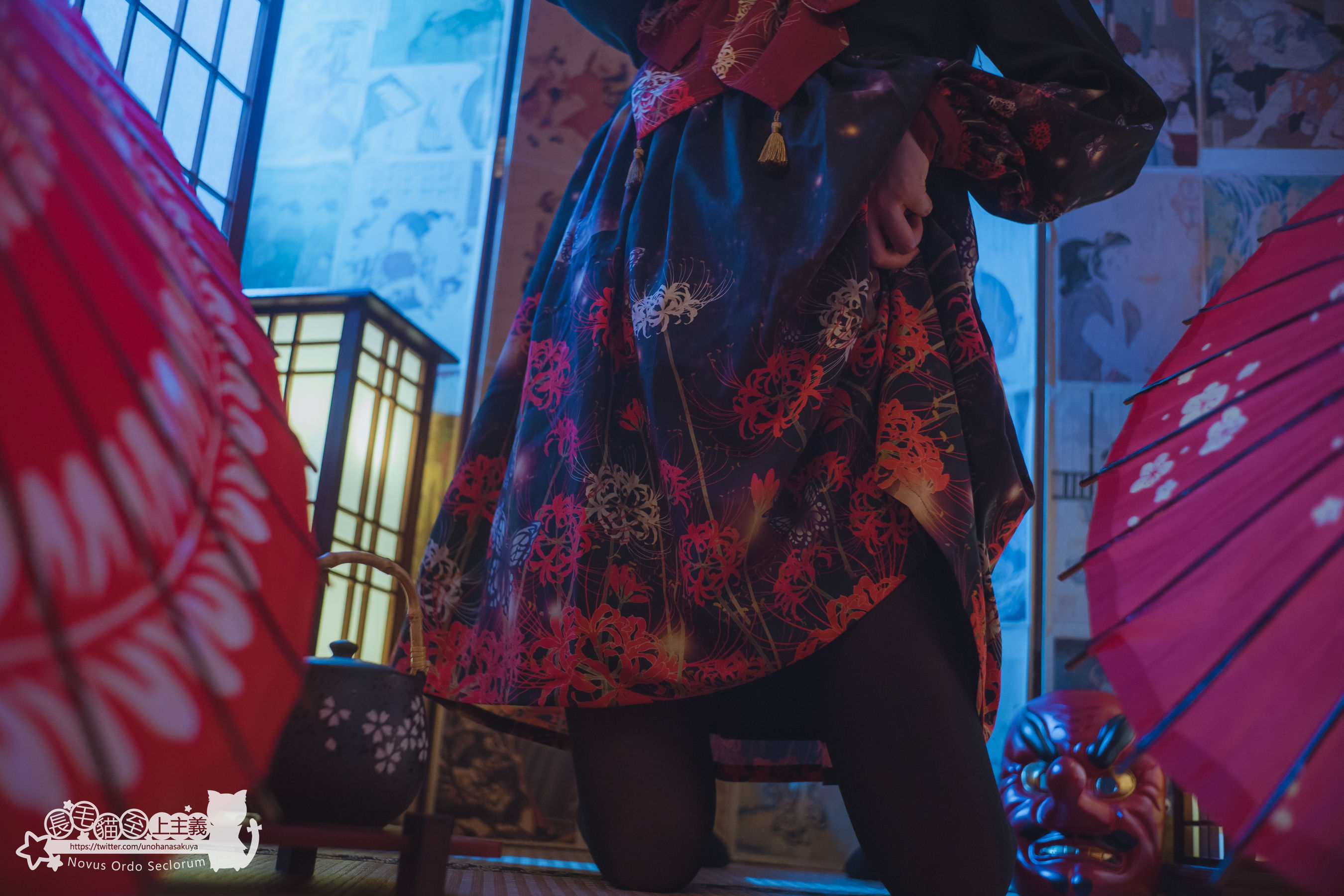 [福利COS] 福利姬木花琳琳是勇者 - 彼岸花の咲く夜に