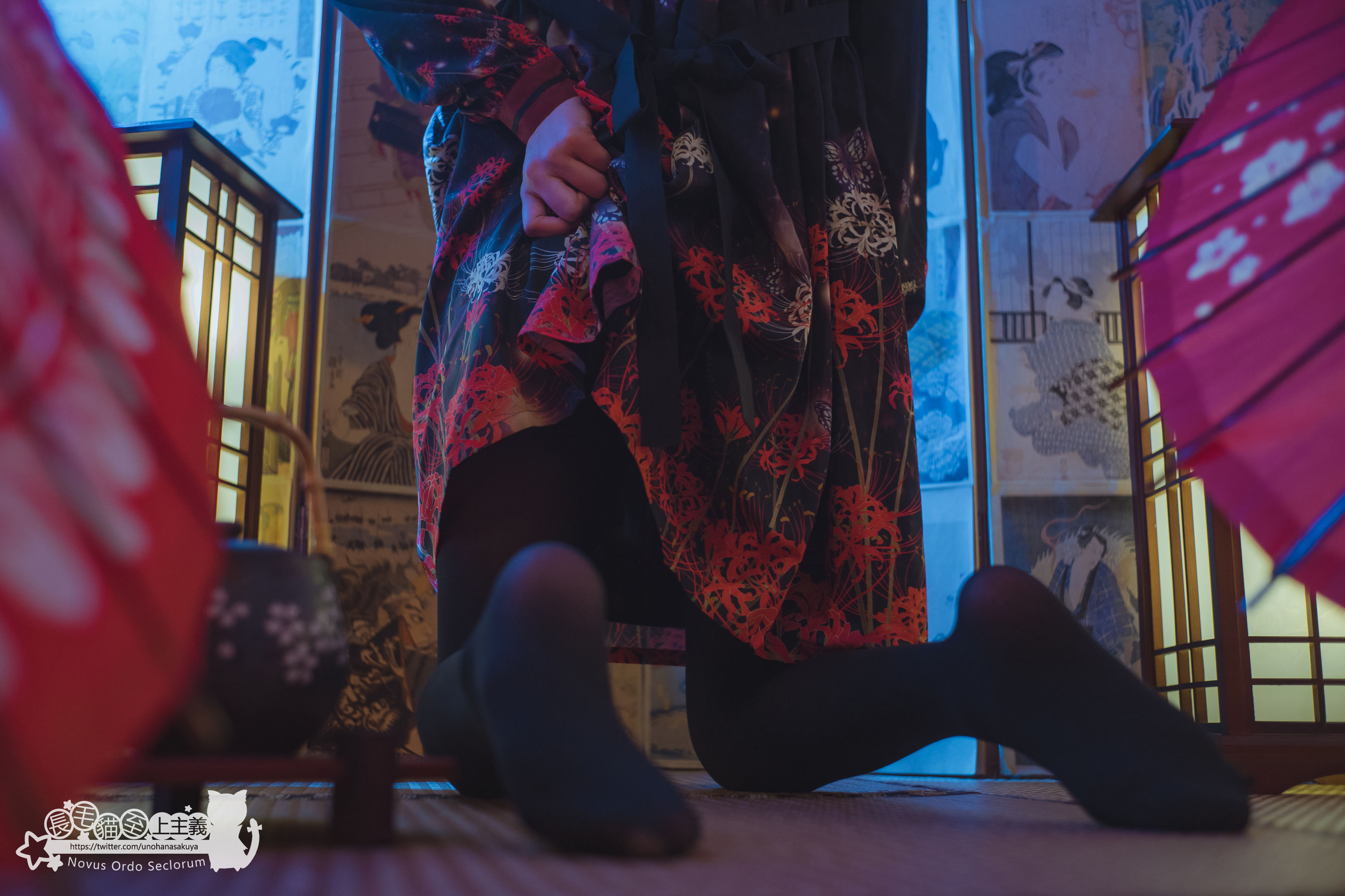 [福利COS] 福利姬木花琳琳是勇者 - 彼岸花の咲く夜に