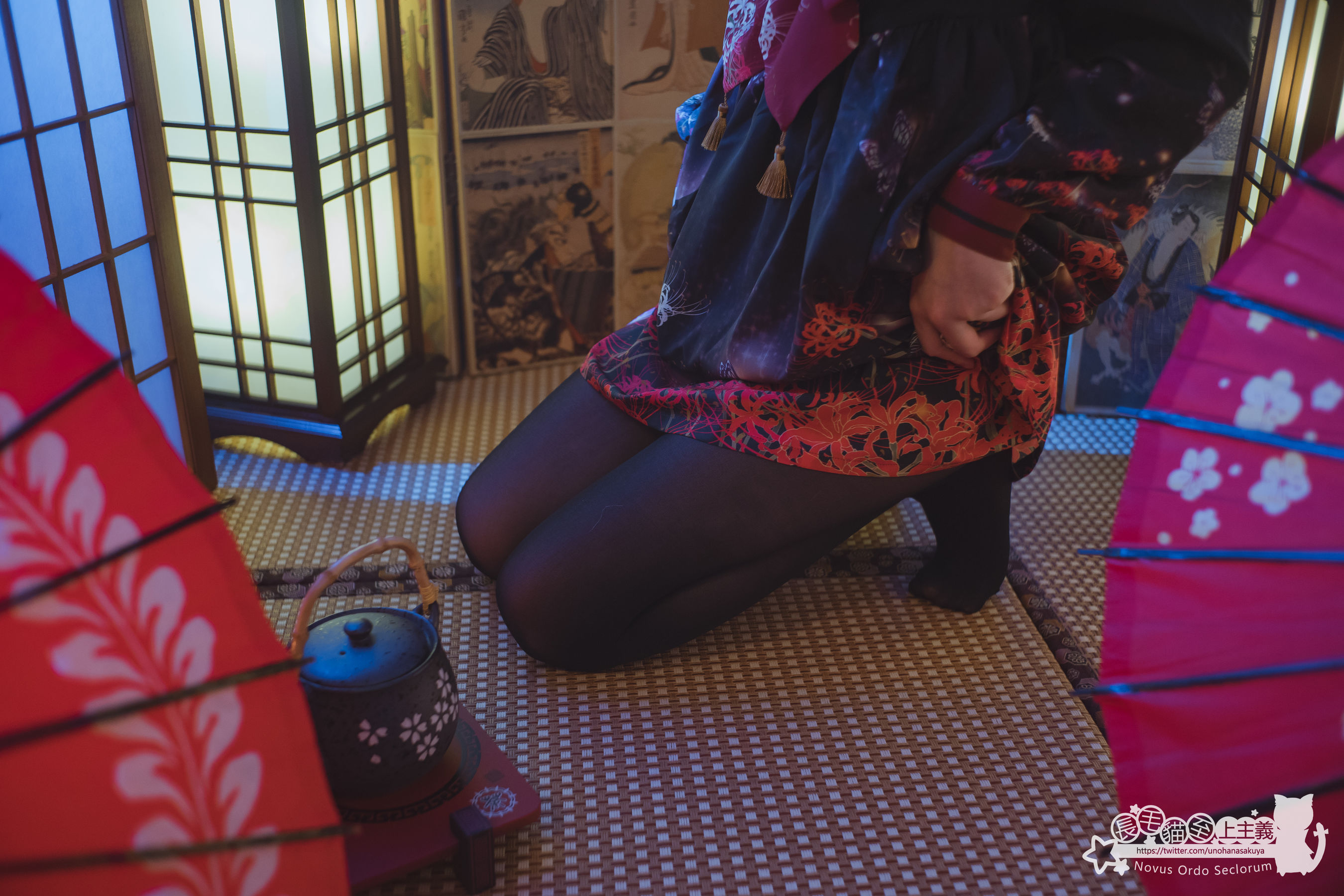 [福利COS] 福利姬木花琳琳是勇者 - 彼岸花の咲く夜に