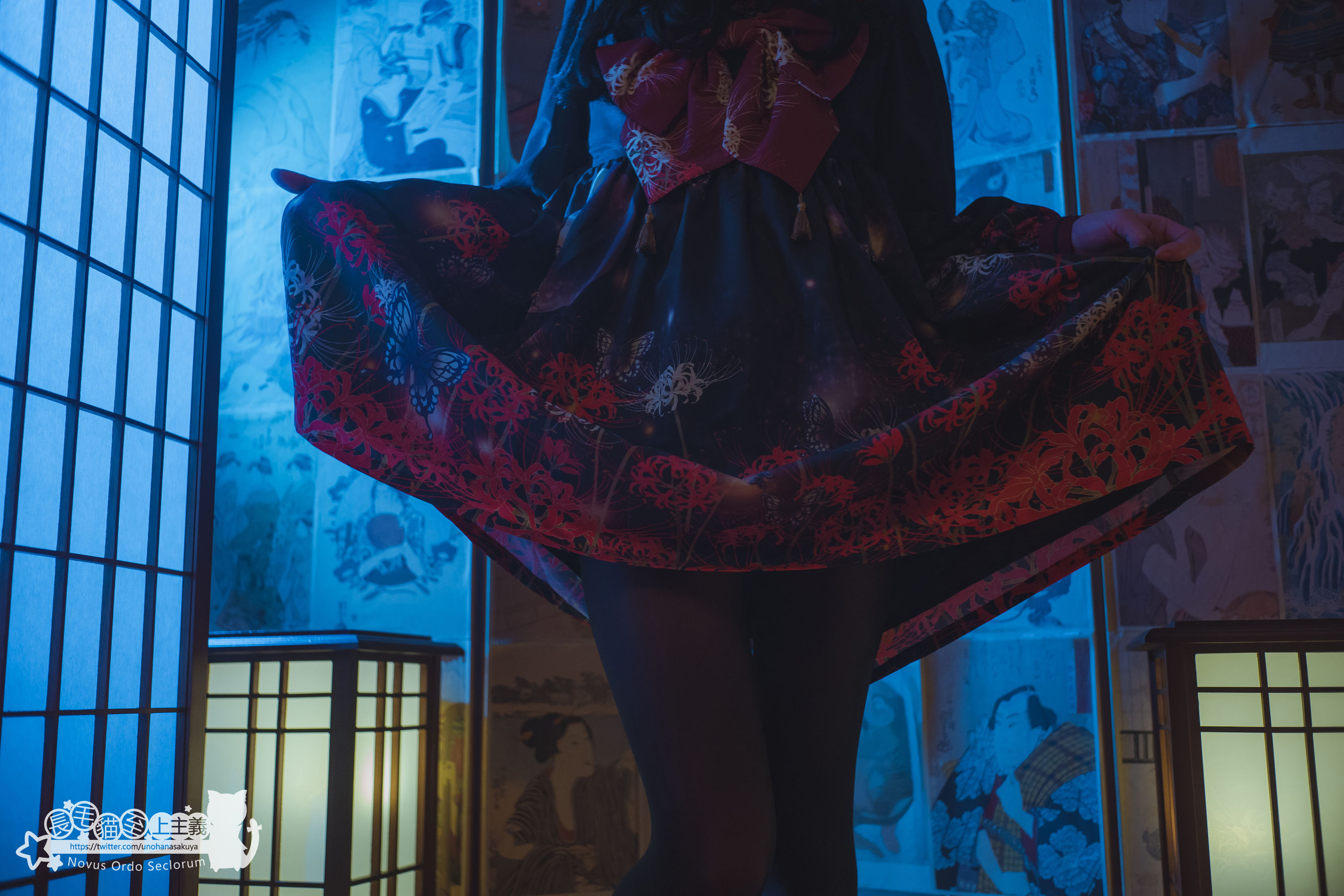 [福利COS] 福利姬木花琳琳是勇者 - 彼岸花の咲く夜に