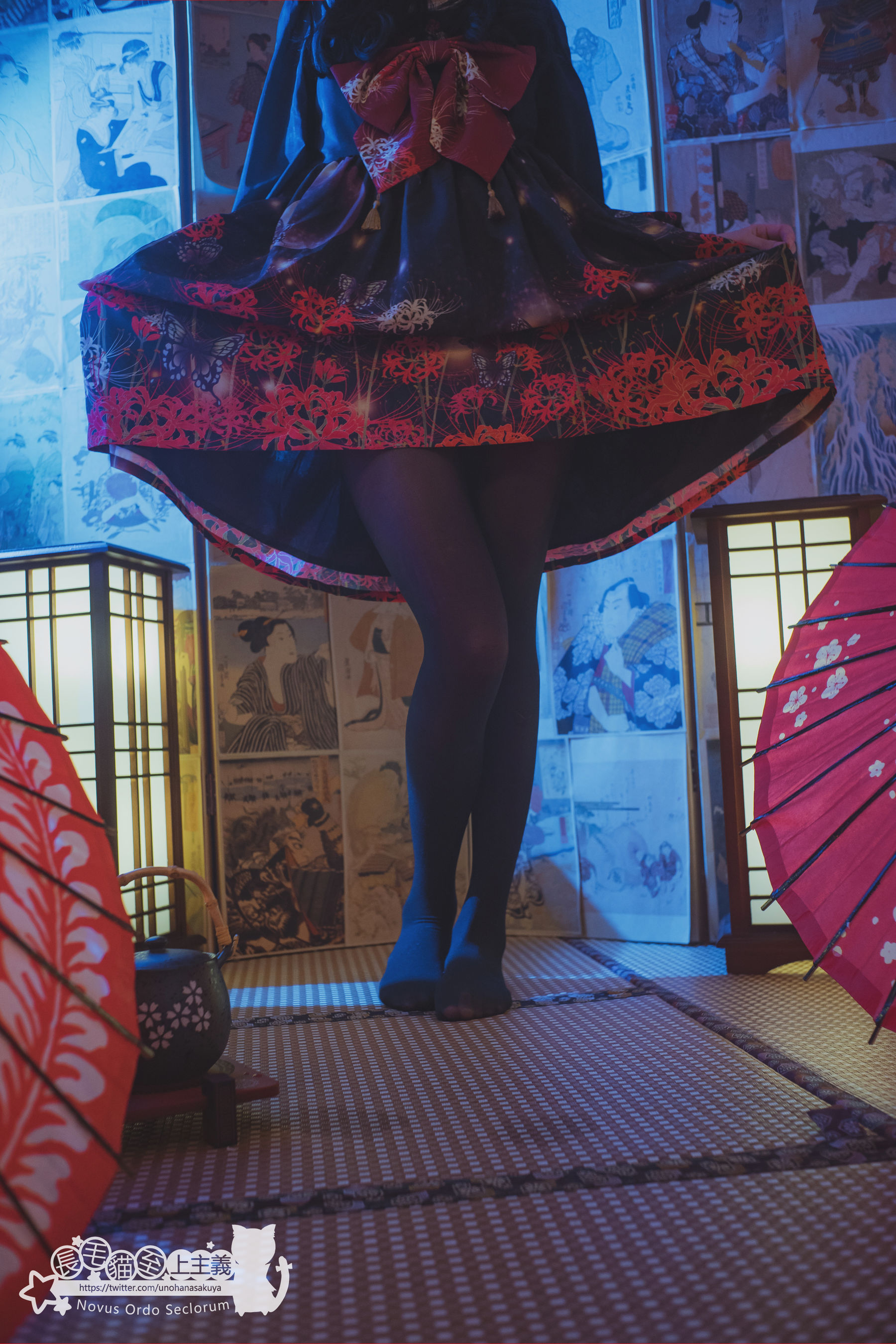[福利COS] 福利姬木花琳琳是勇者 - 彼岸花の咲く夜に
