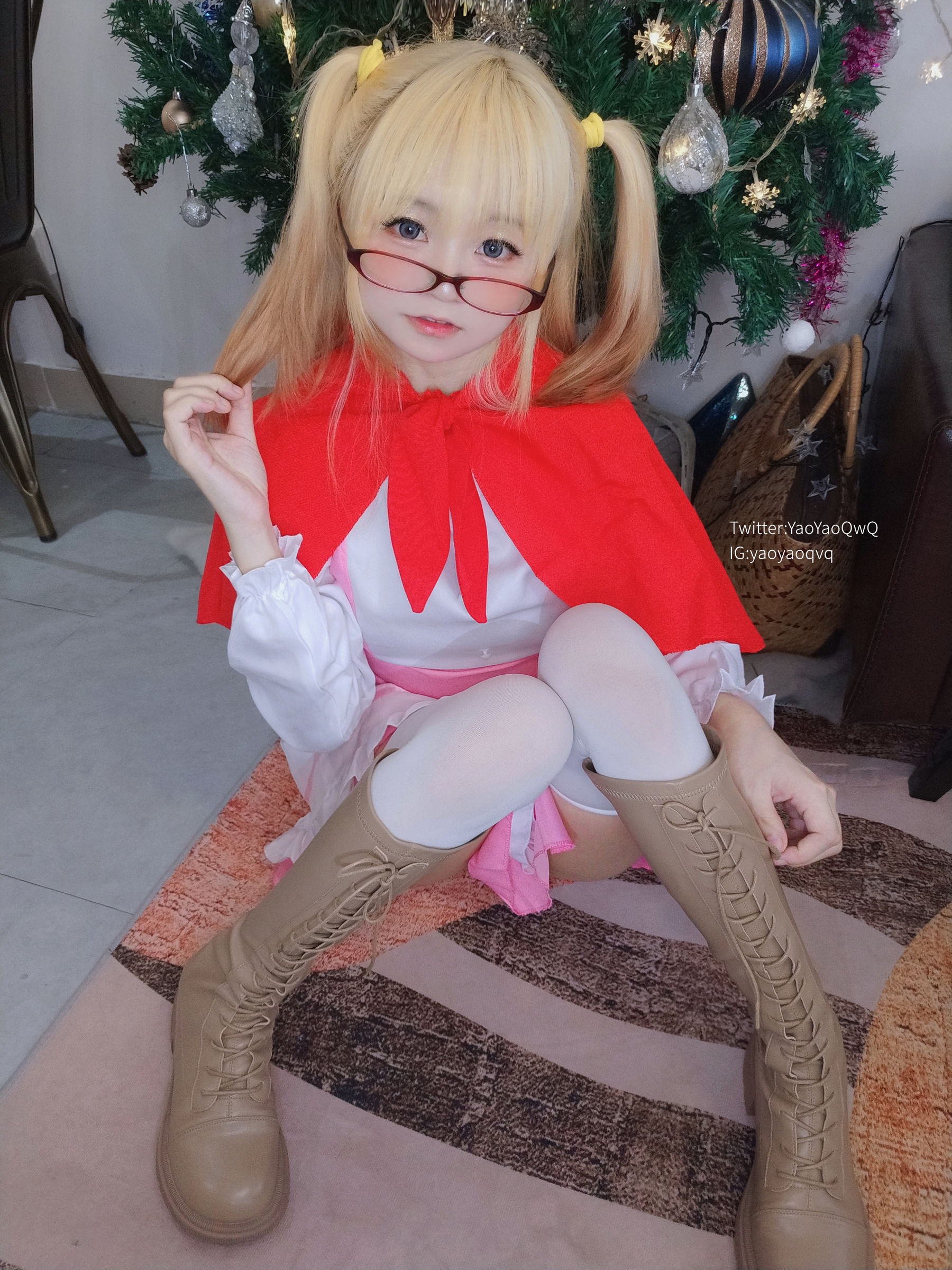 [福利COS] 萌妹子Coser摇摇乐yoyo fantia 12月会员合集 女仆系列