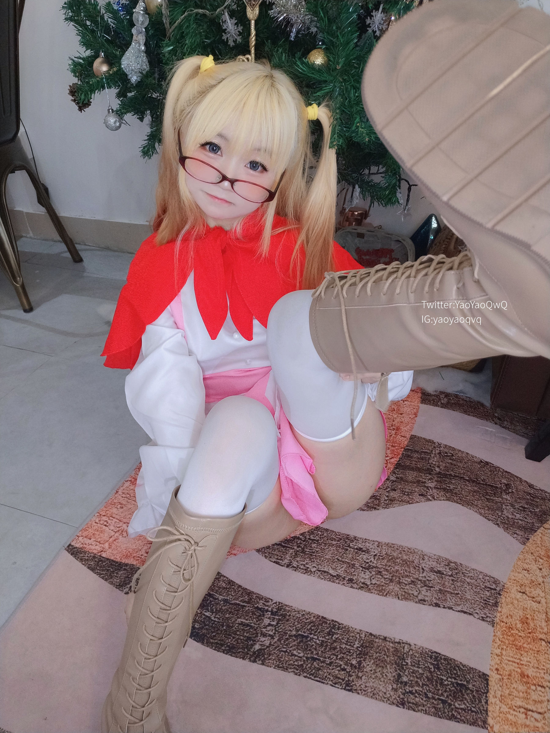 [福利COS] 萌妹子Coser摇摇乐yoyo fantia 12月会员合集 女仆系列