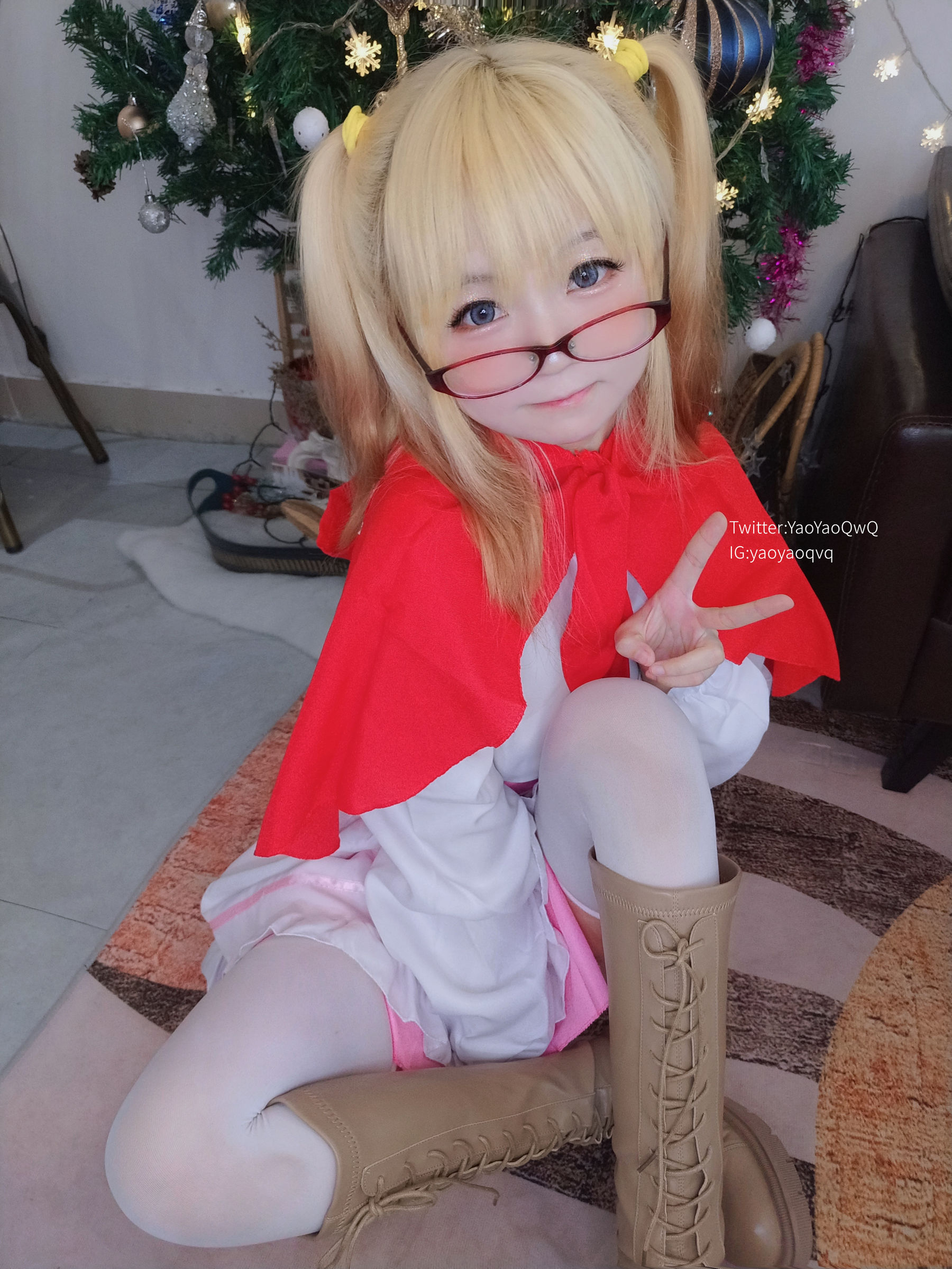 [福利COS] 萌妹子Coser摇摇乐yoyo fantia 12月会员合集 女仆系列