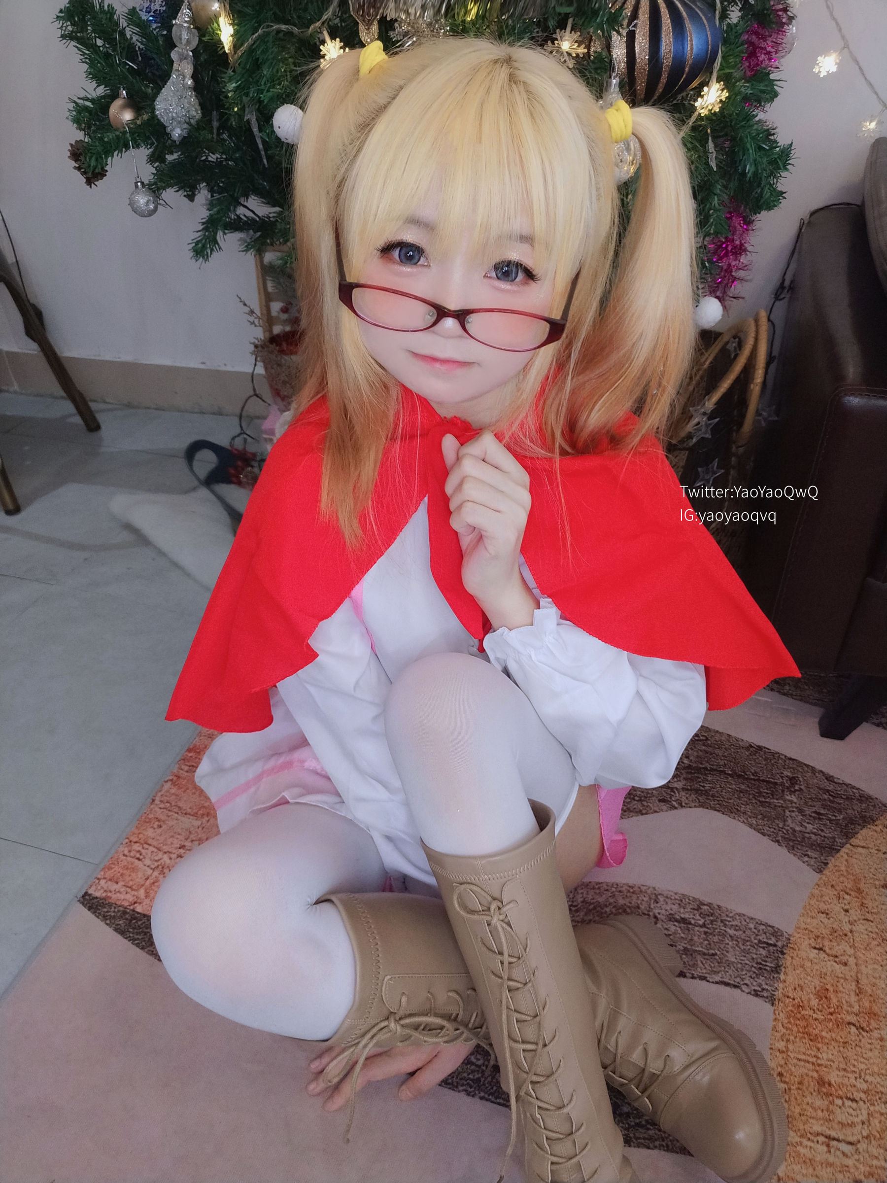 [福利COS] 萌妹子Coser摇摇乐yoyo fantia 12月会员合集 女仆系列