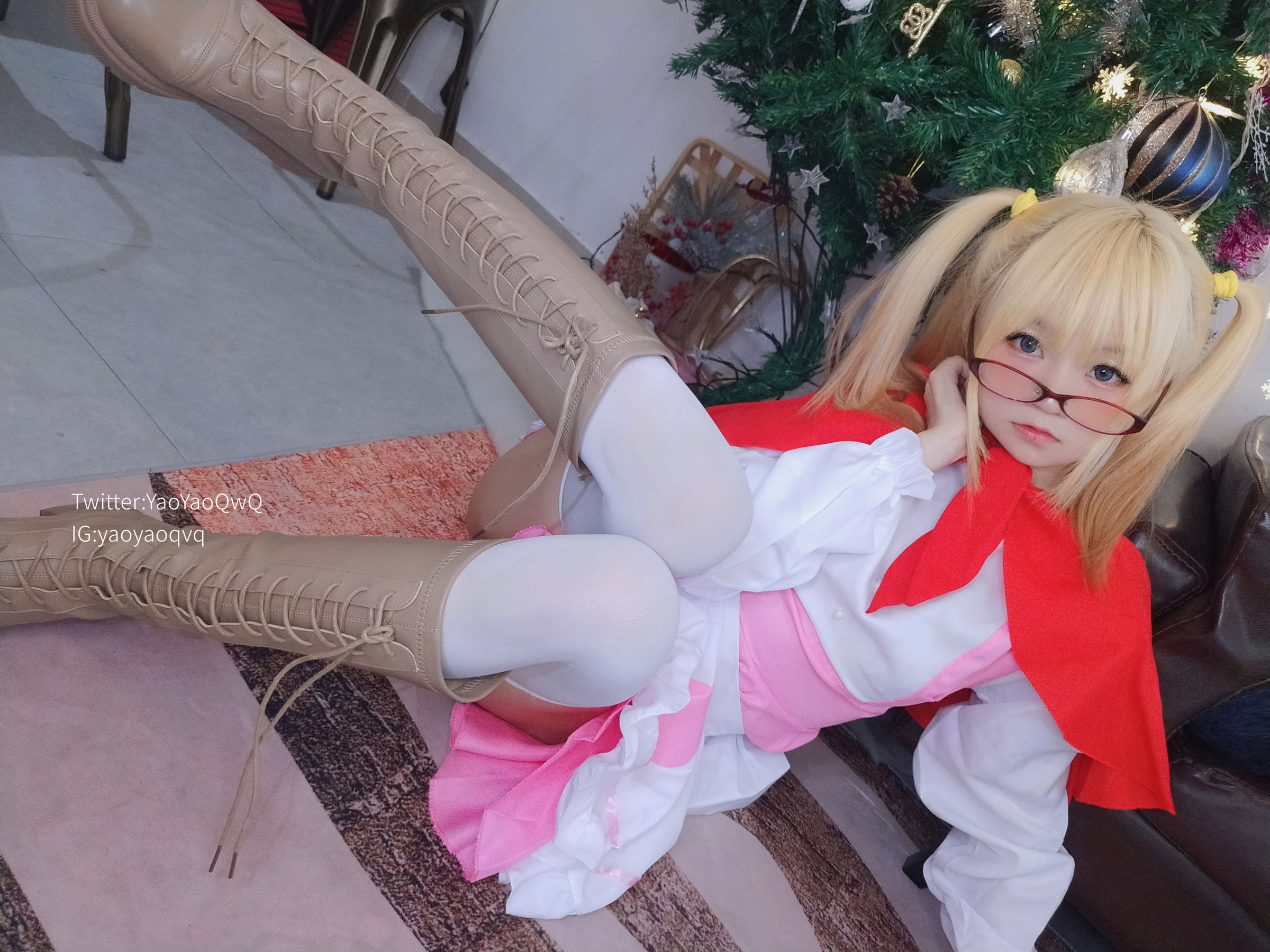 [福利COS] 萌妹子Coser摇摇乐yoyo fantia 12月会员合集 女仆系列