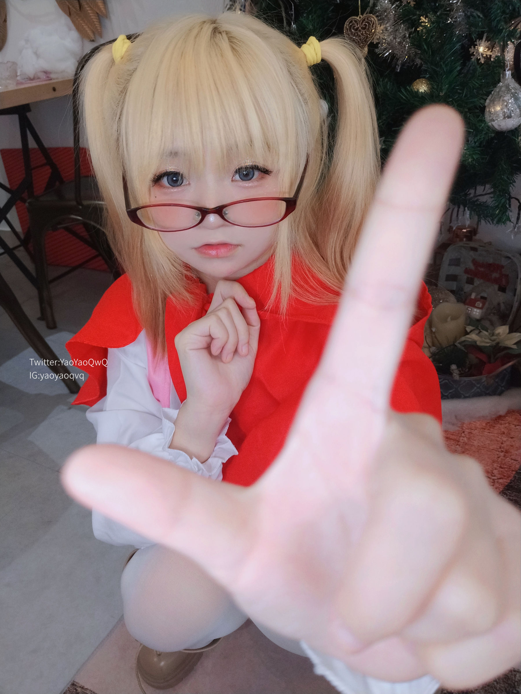 [福利COS] 萌妹子Coser摇摇乐yoyo fantia 12月会员合集 女仆系列