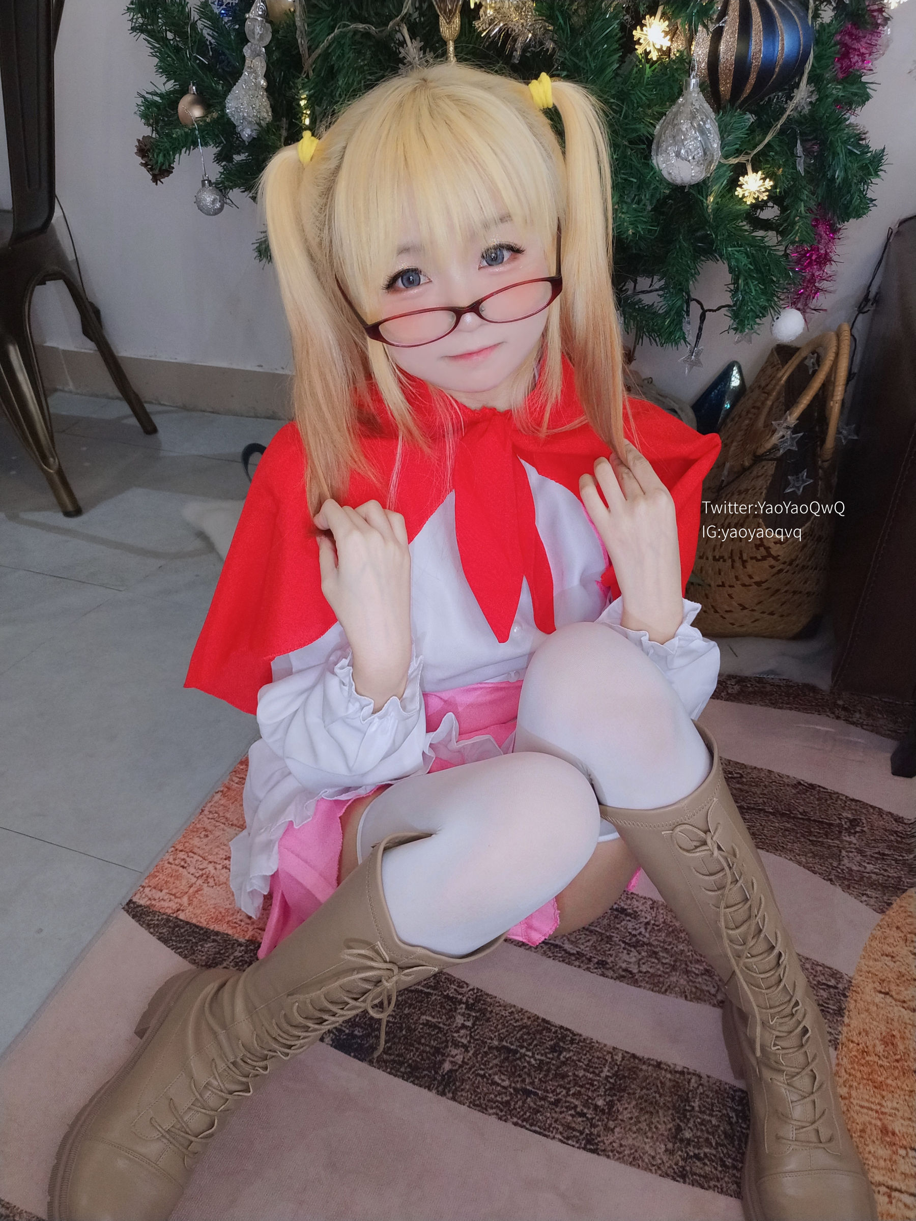[福利COS] 萌妹子Coser摇摇乐yoyo fantia 12月会员合集 女仆系列