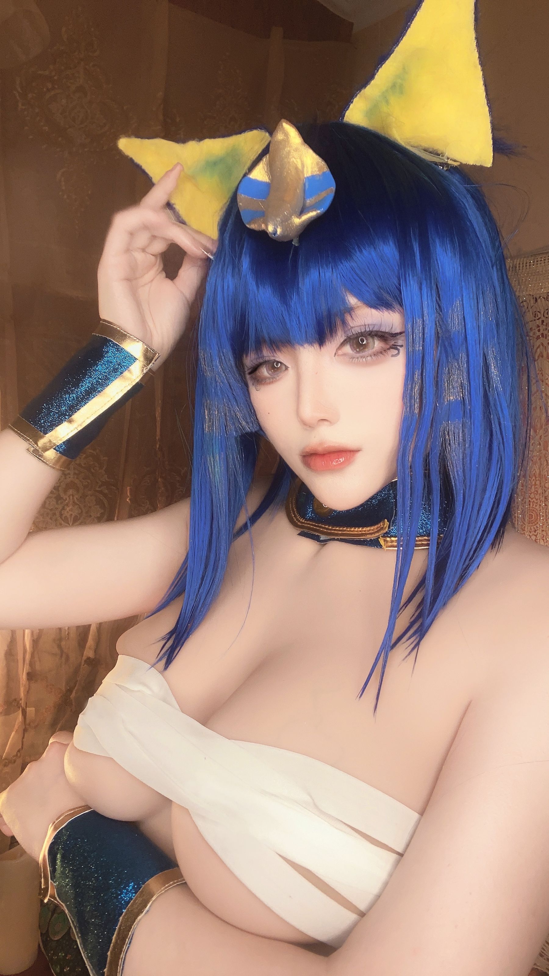 [福利COS] 起司块wii - 埃及猫