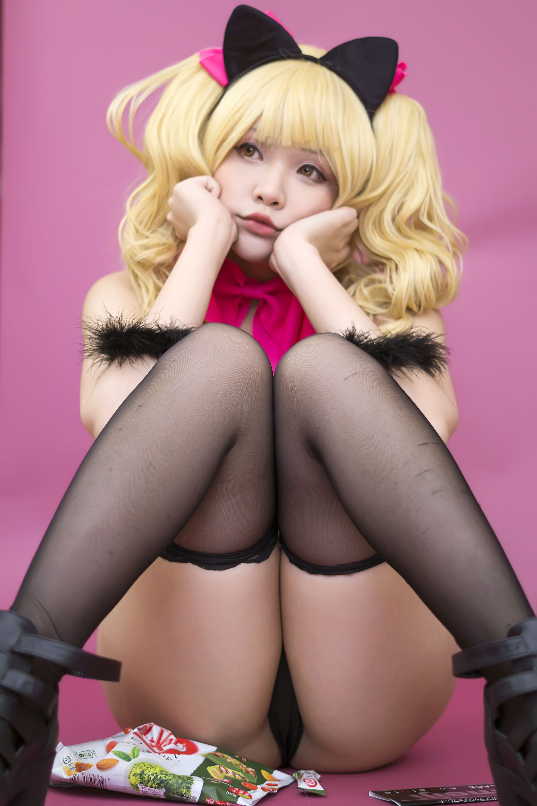 [福利COS] 越裔正妹Hana bunny - Black Cat D.Va (Overwatch)