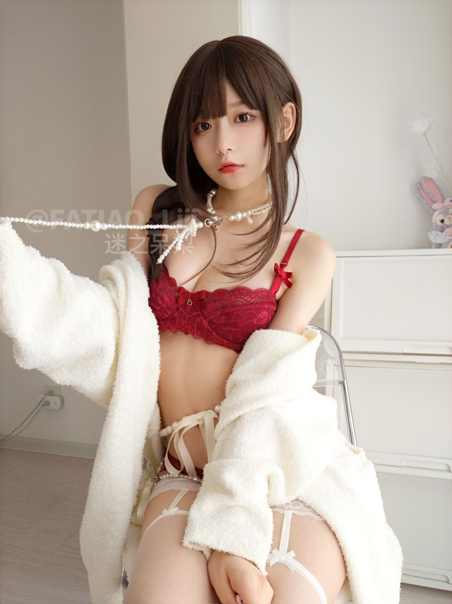 [福利COS] 迷之呆梨(发条少女)[fantia] - 新年の初日妻の服装が少し違っていたようだ～