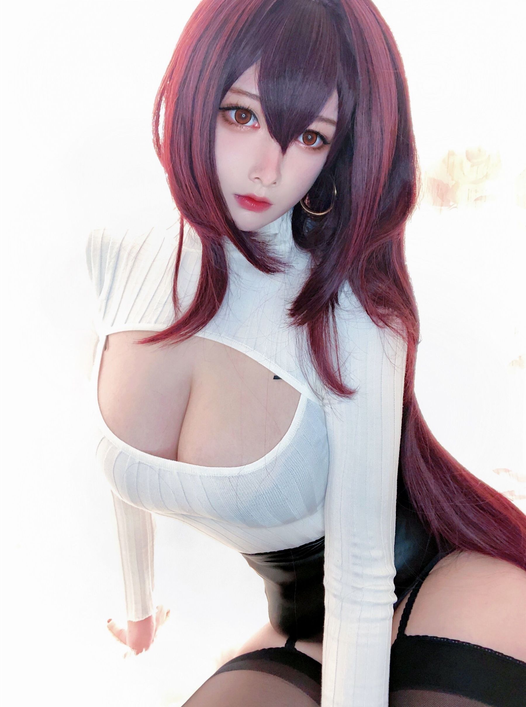 [福利COS] 高颜值coser念念_D - 斯卡哈牛牛女仆