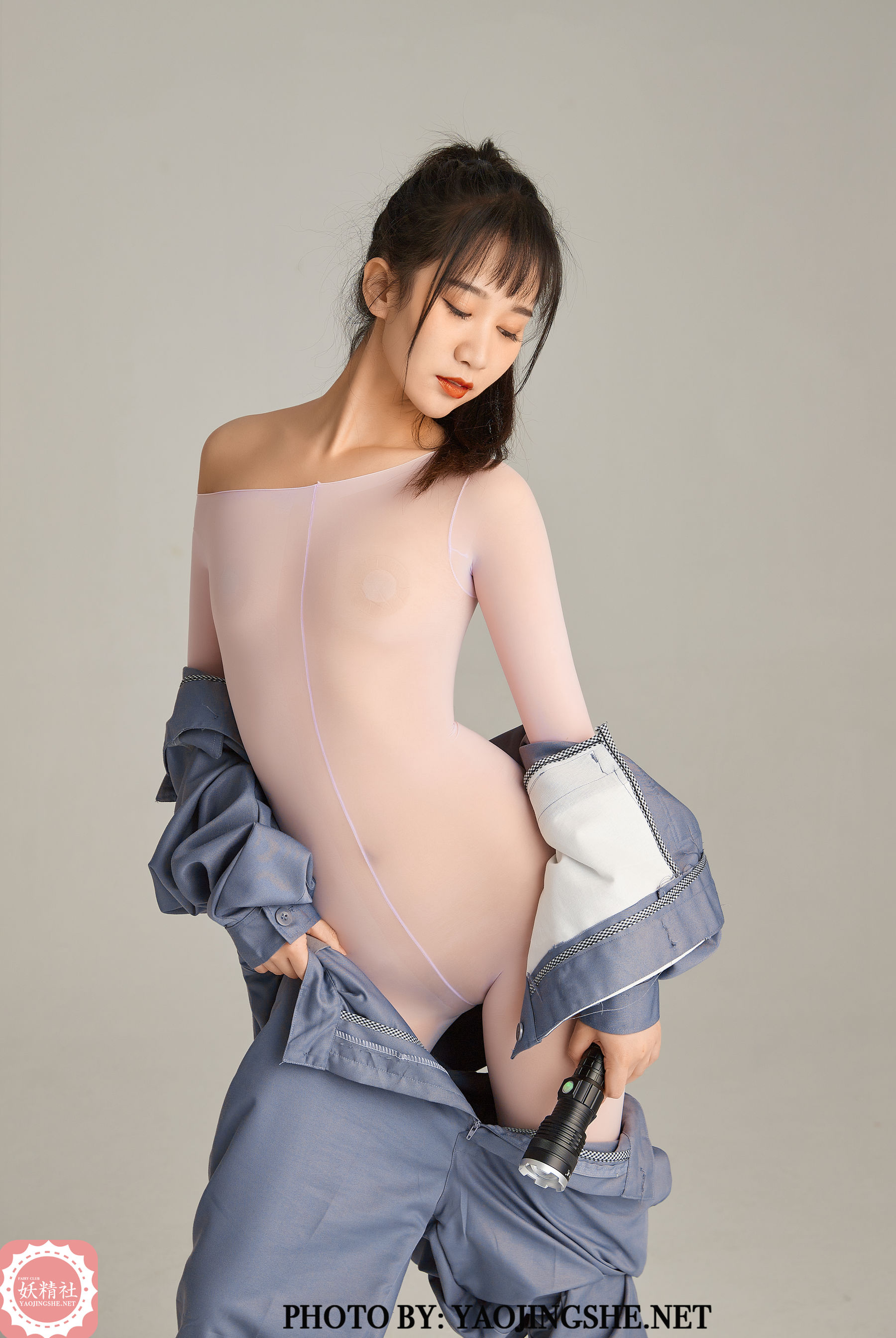 [妖精社YAOJINGSHE] B2108 喵喵 连身维修工