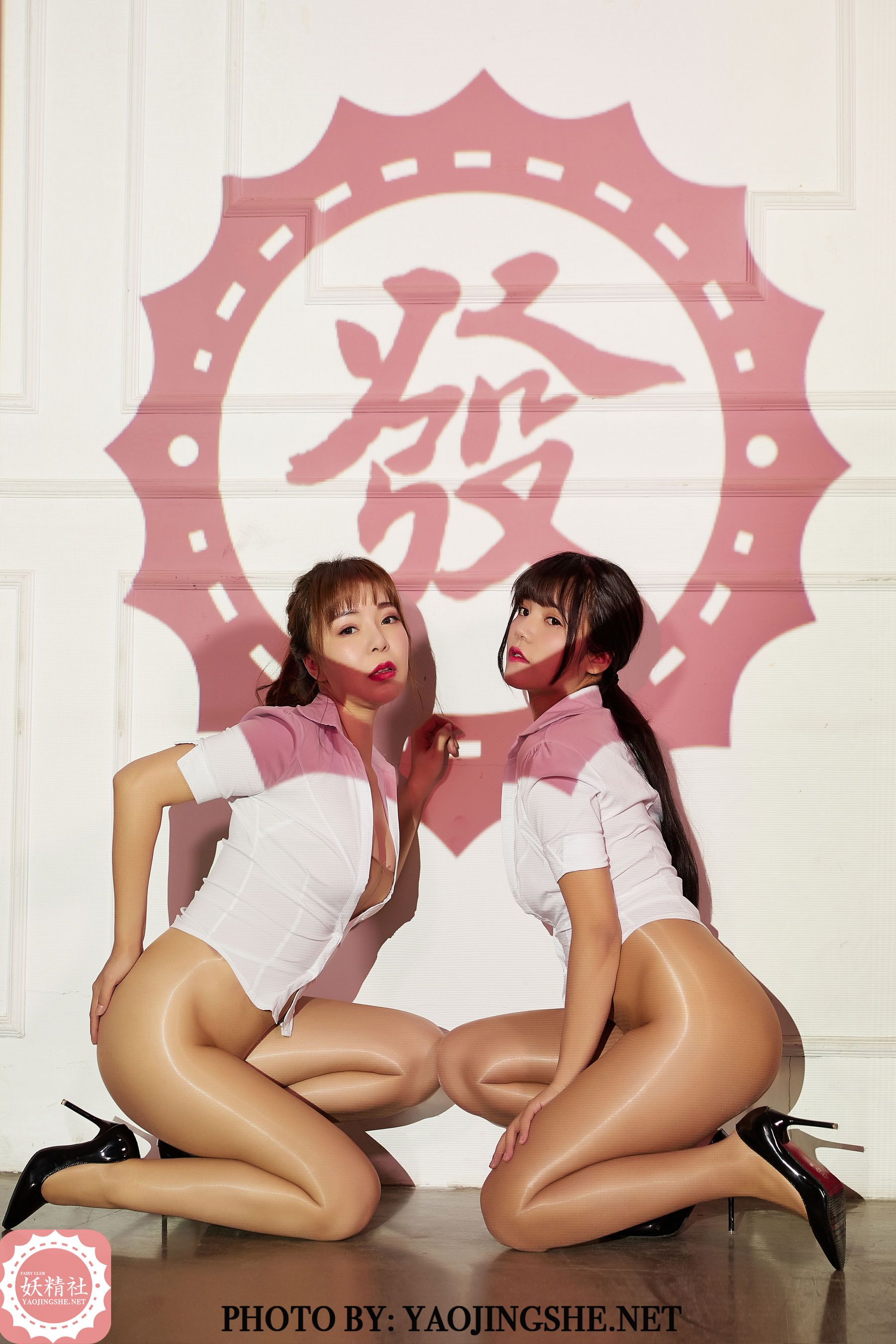 [妖精社YAOJINGSHE] T2003 唐飞飞&苏伟&爱优蜜 光影美丝