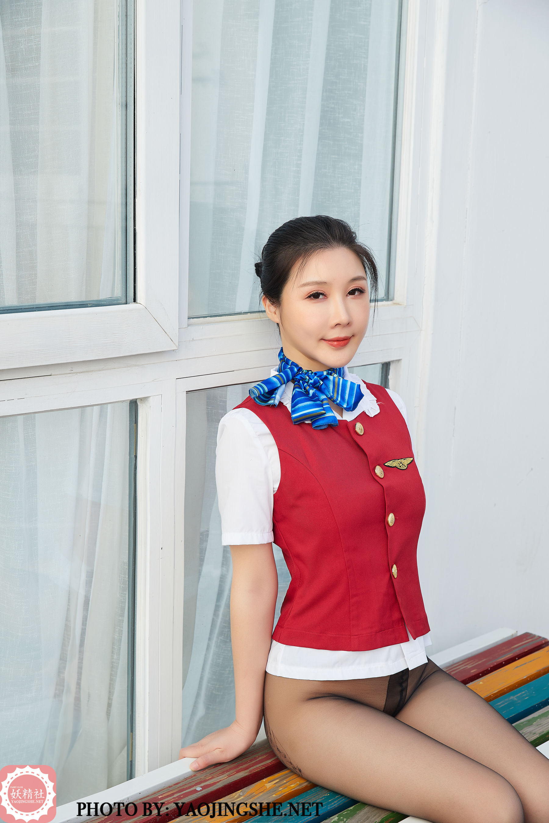 [妖精社YAOJINGSHE] T2017 美琪老师傅 空姐