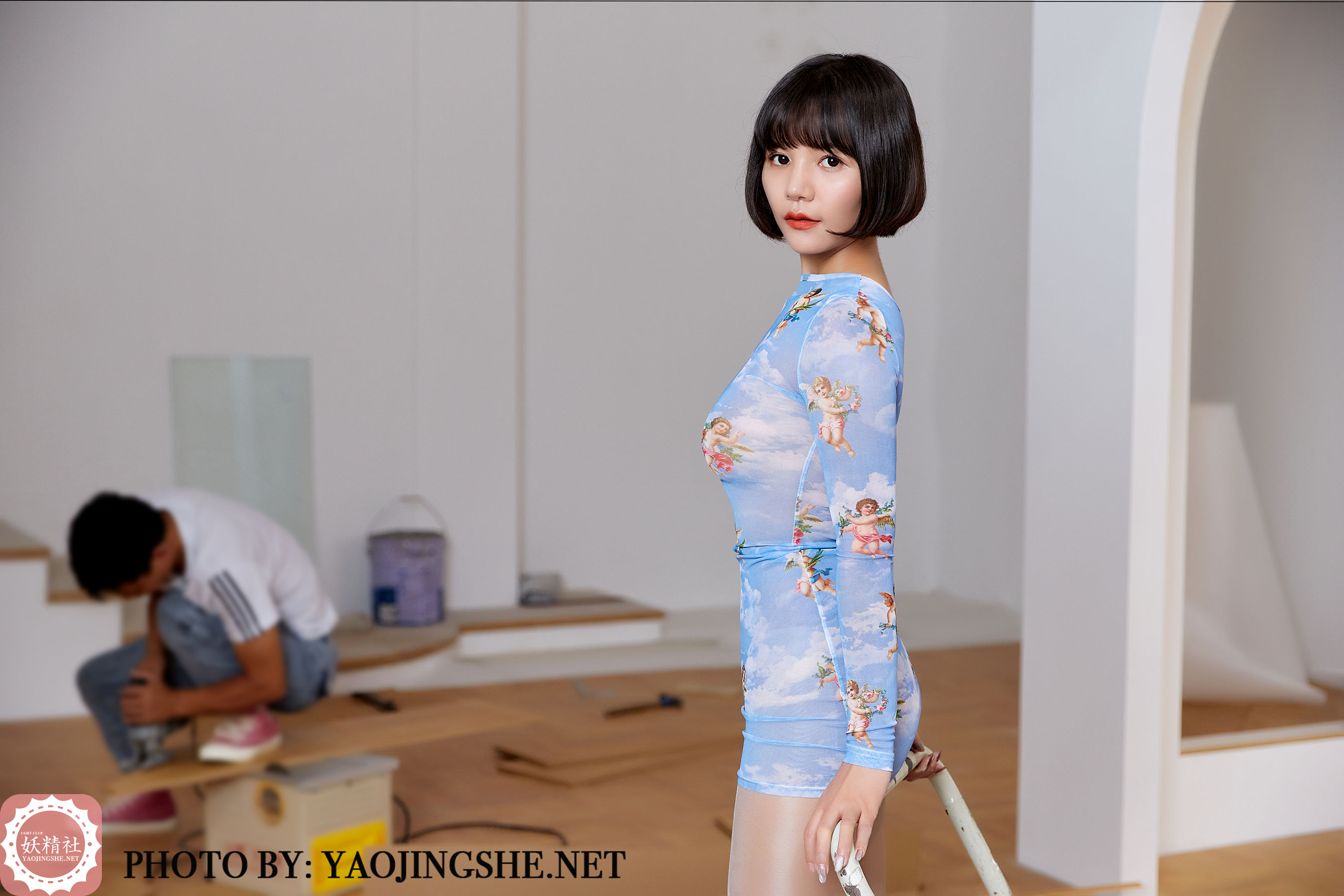 [妖精社YAOJINGSHE] T2035 唐飞飞 装修工