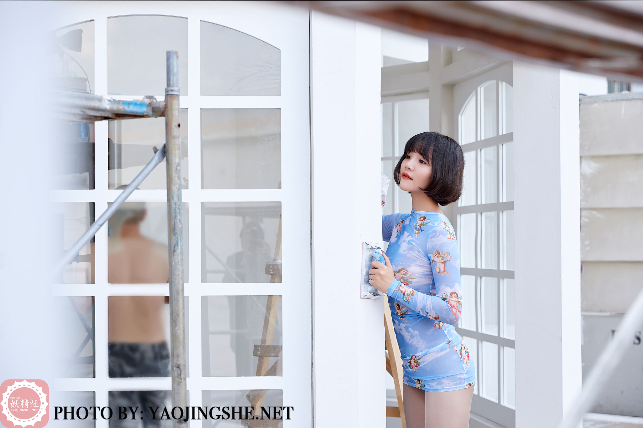 [妖精社YAOJINGSHE] T2035 唐飞飞 装修工
