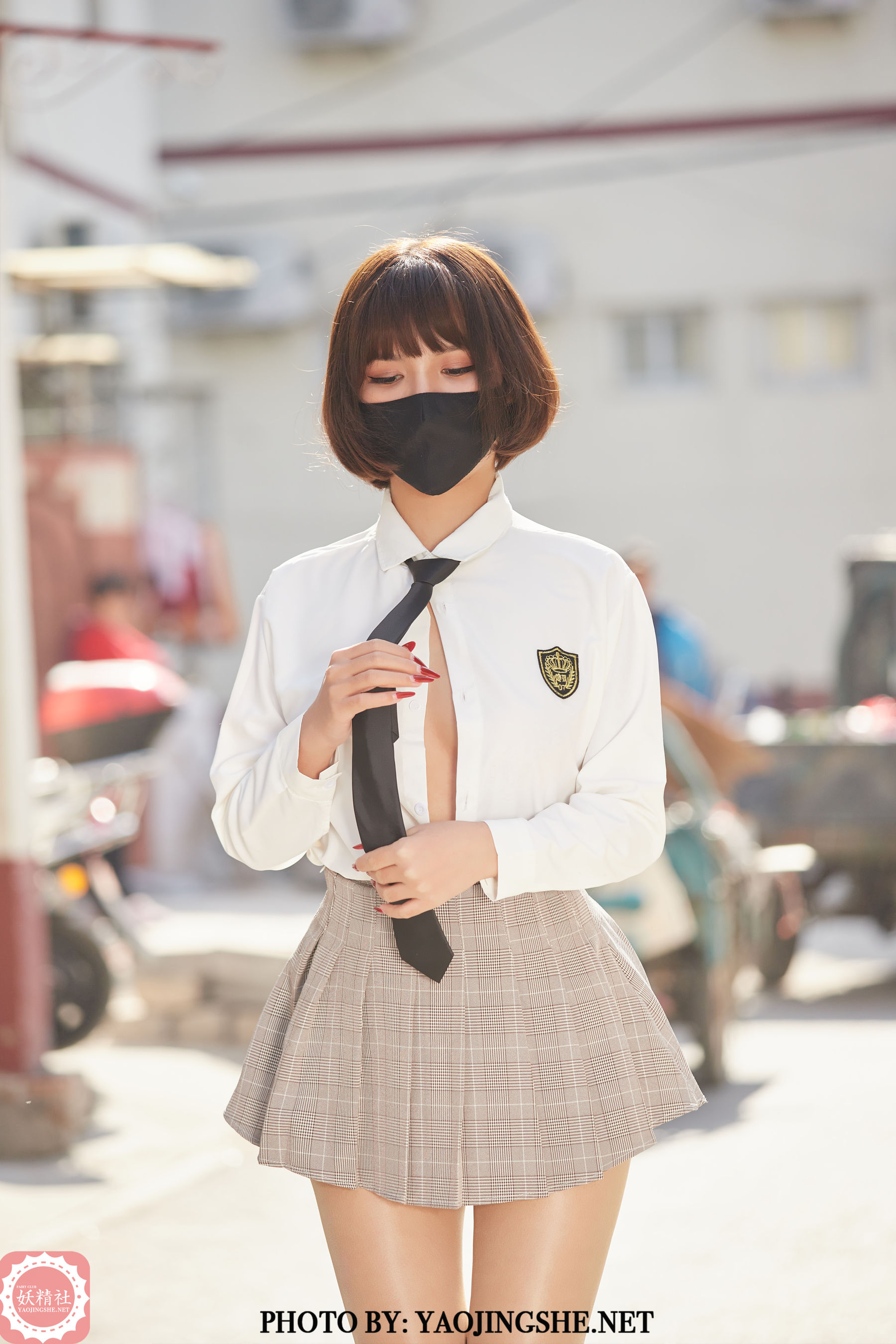 [妖精社YAOJINGSHE] T2123 唐飞飞 胡同里的学妹
