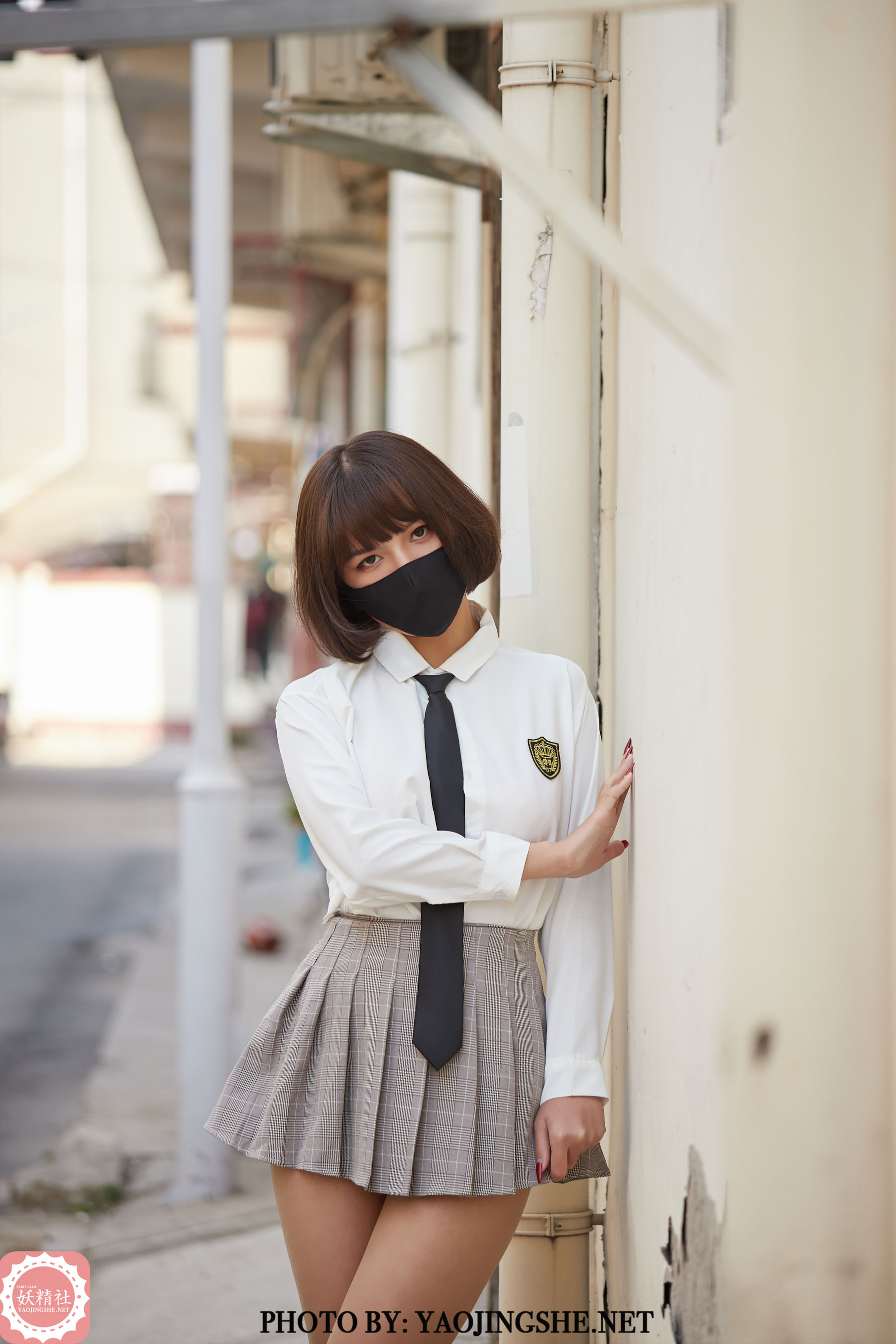 [妖精社YAOJINGSHE] T2123 唐飞飞 胡同里的学妹