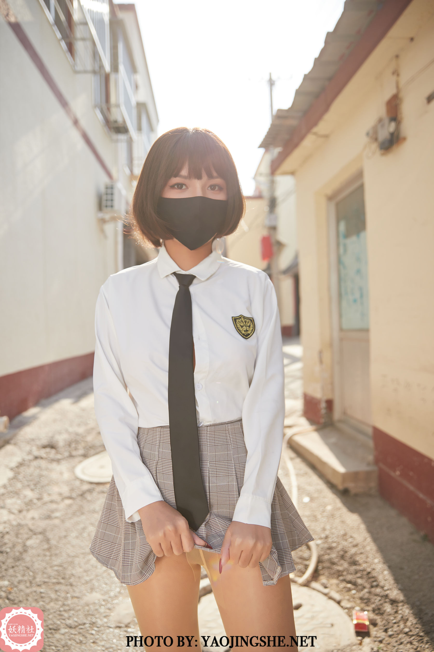 [妖精社YAOJINGSHE] T2123 唐飞飞 胡同里的学妹