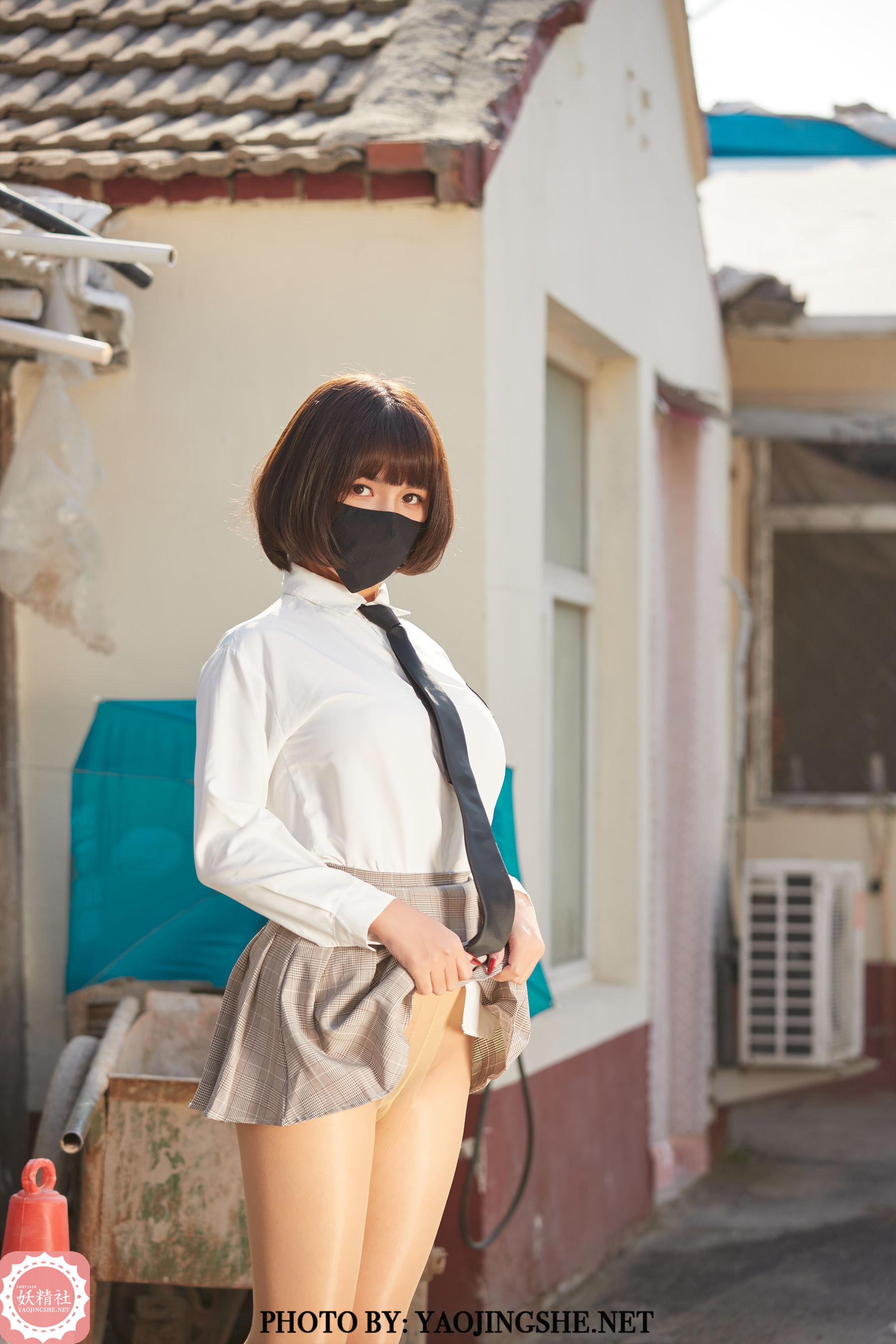 [妖精社YAOJINGSHE] T2123 唐飞飞 胡同里的学妹