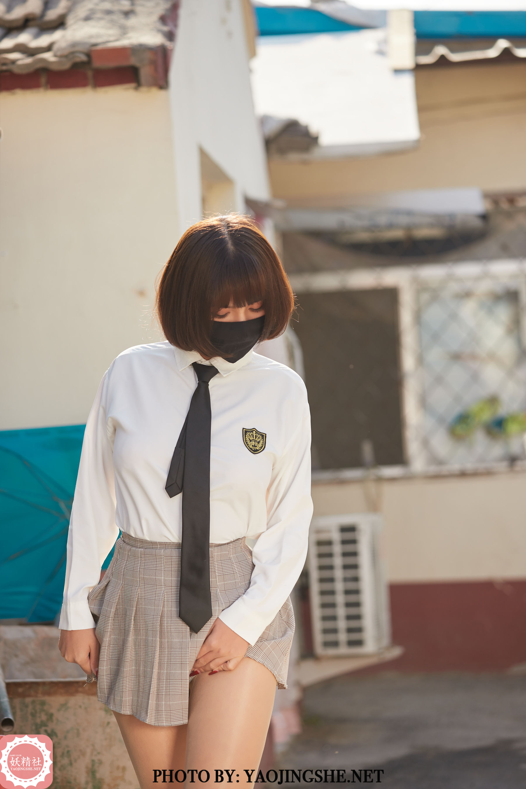 [妖精社YAOJINGSHE] T2123 唐飞飞 胡同里的学妹