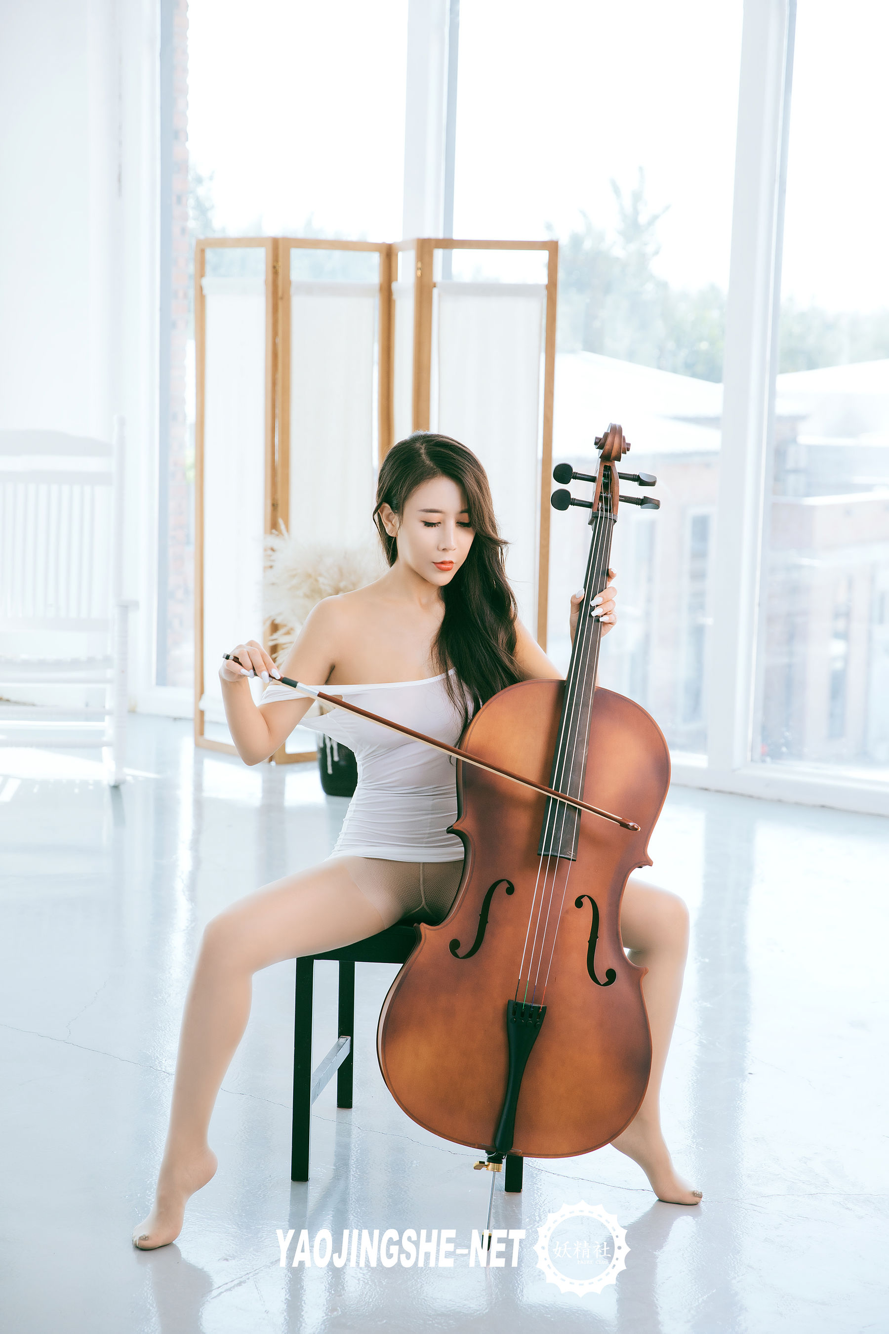 [妖精社YAOJINGSHE] V1901 紫嫣 美丝大提琴