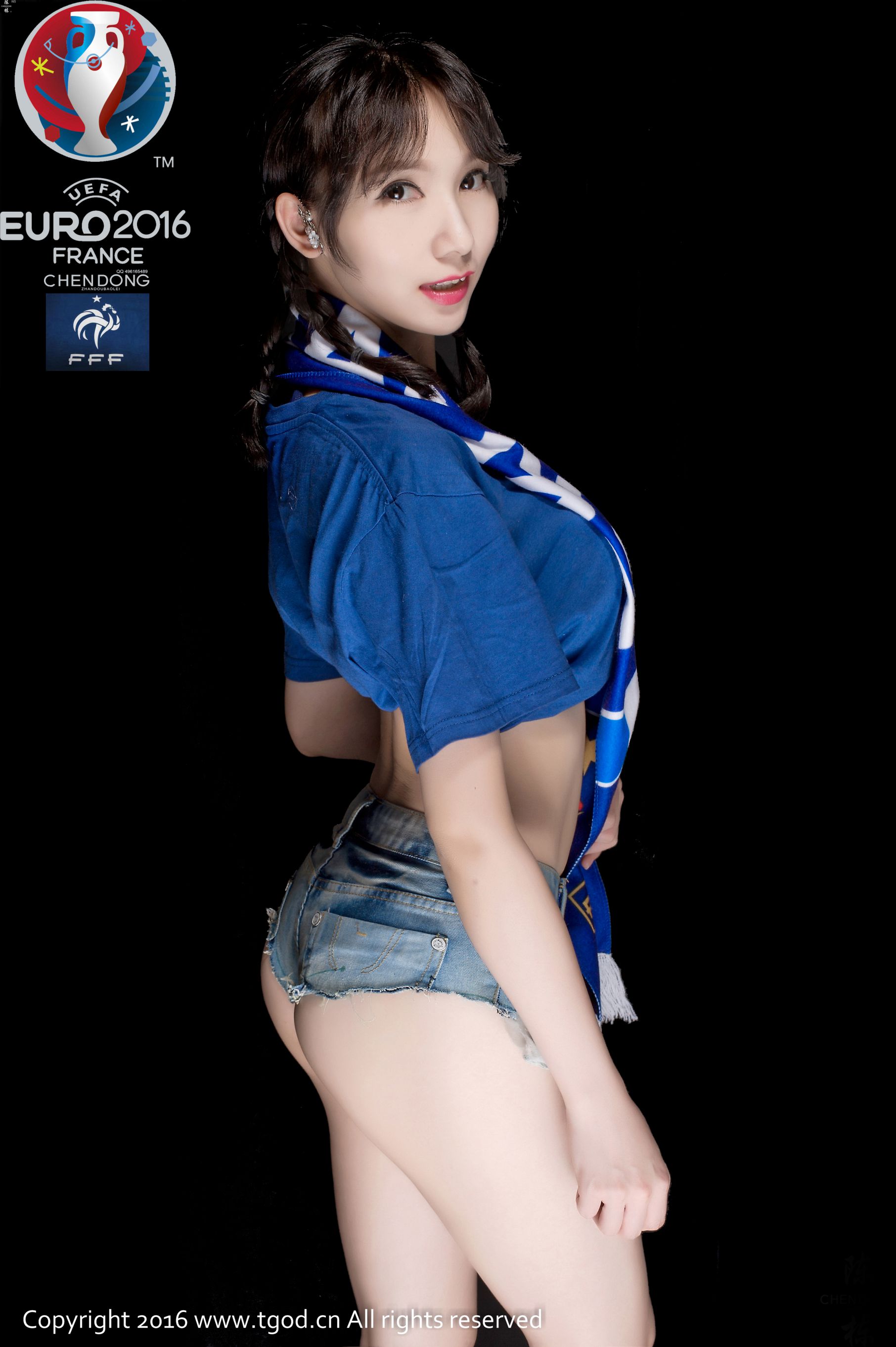[推女神TGOD] 赵小米/海杨/露露/罗珊/伊伊Eva/展如《足球宝贝》 写真合集