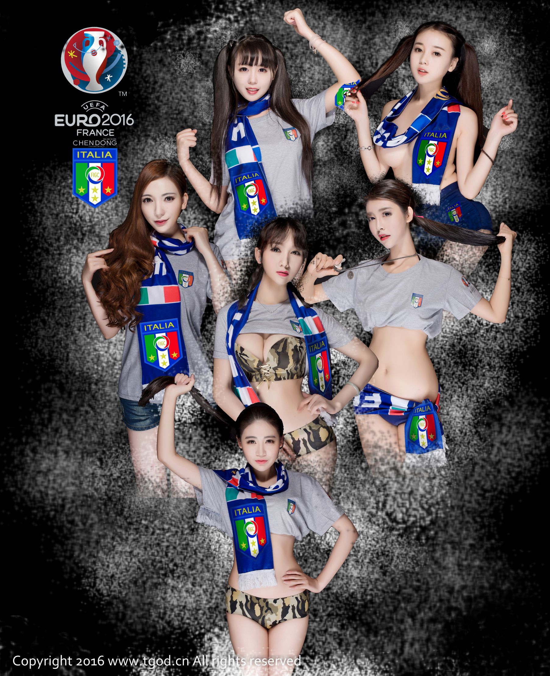 [推女神TGOD] 赵小米/海杨/露露/罗珊/伊伊Eva/展如《足球宝贝》 写真合集