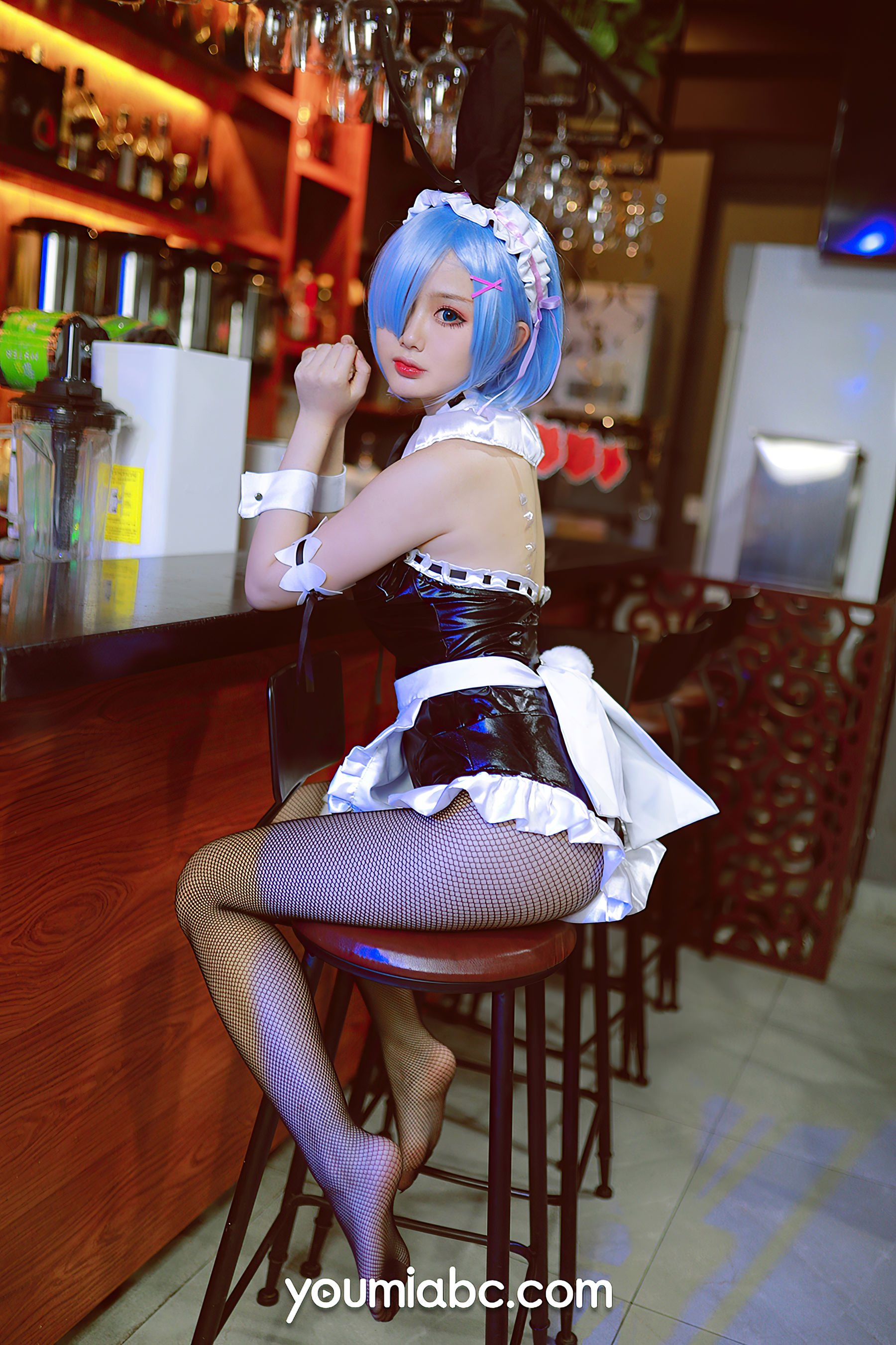 [尤蜜YouMiabc]  您的蛋蛋 蕾姆兔女郎的小酒馆