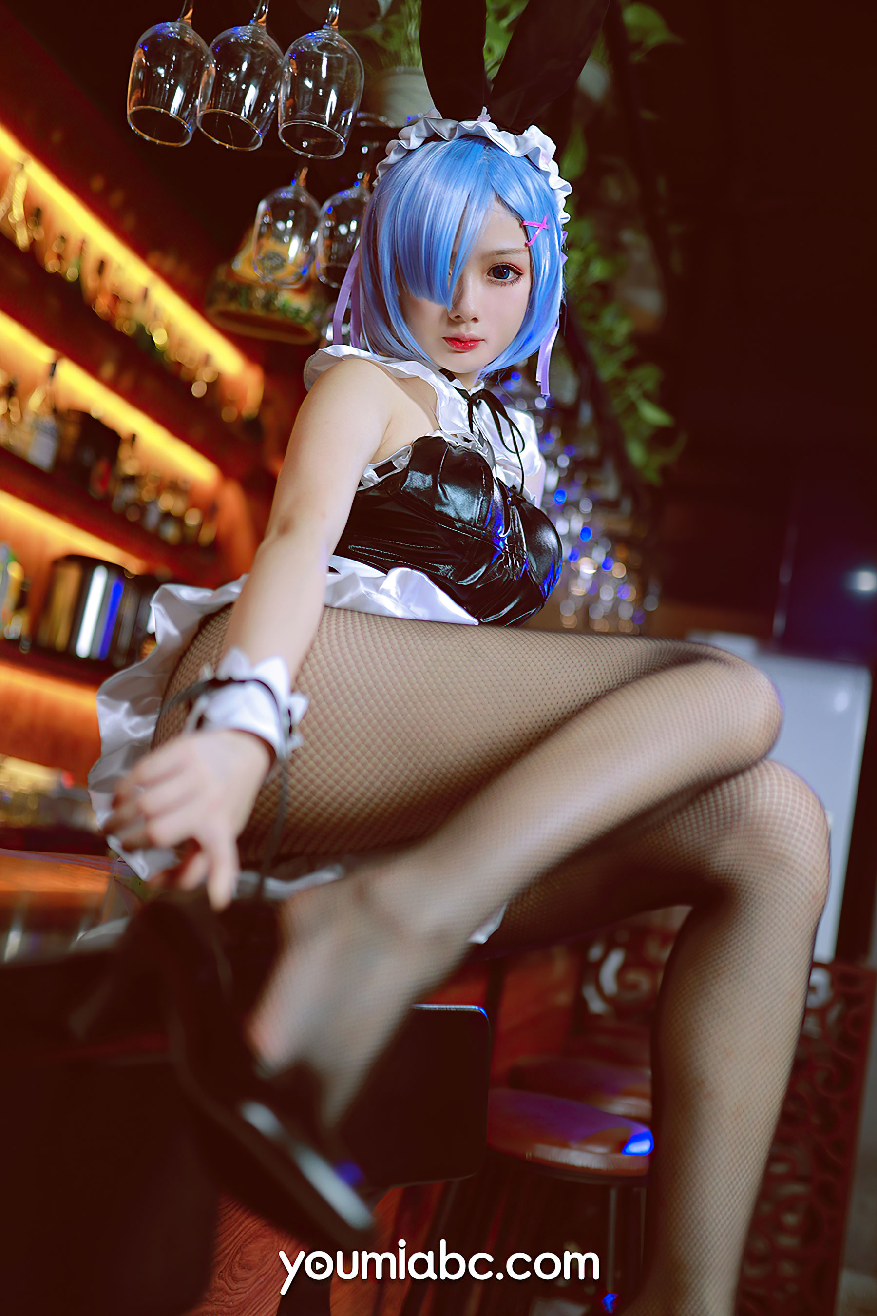 [尤蜜YouMiabc]  您的蛋蛋 蕾姆兔女郎的小酒馆