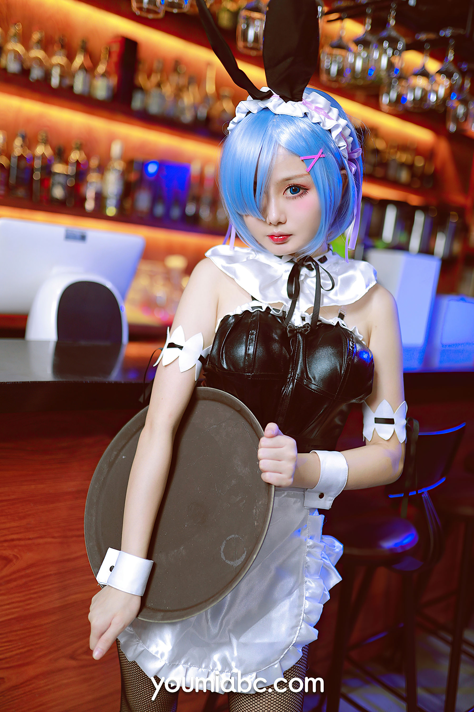 [尤蜜YouMiabc]  您的蛋蛋 蕾姆兔女郎的小酒馆