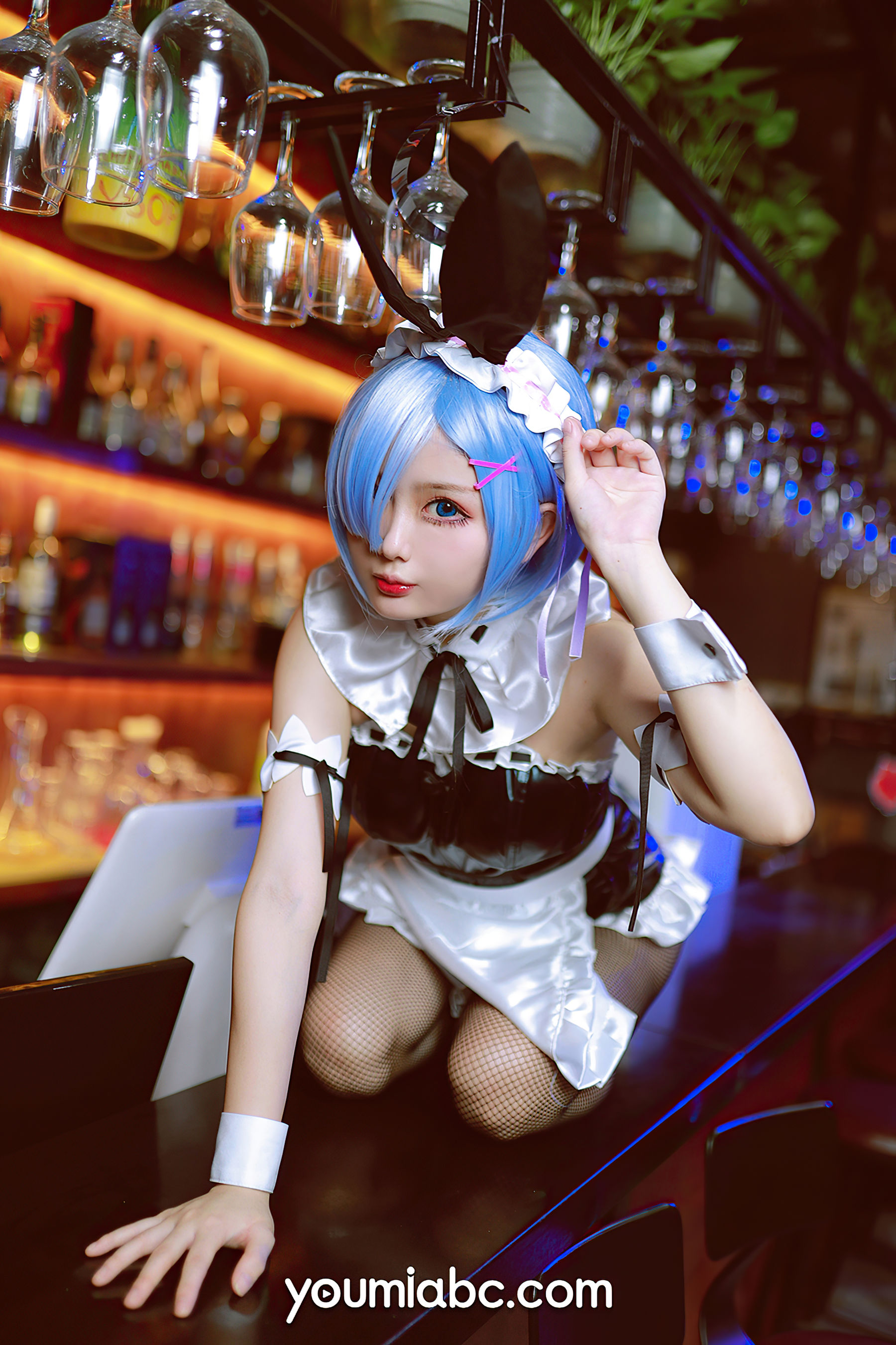 [尤蜜YouMiabc]  您的蛋蛋 蕾姆兔女郎的小酒馆