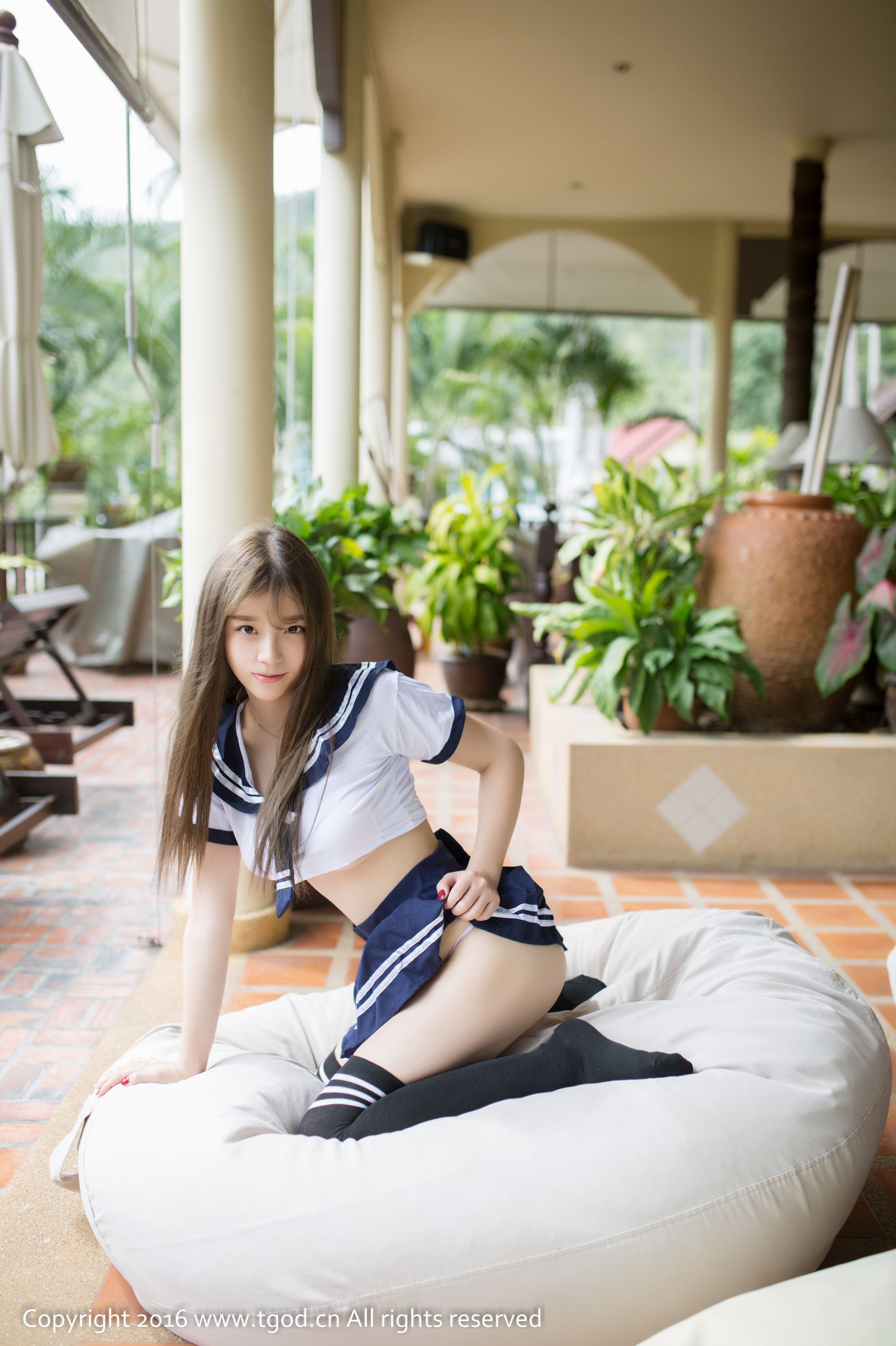 程彤颜《苏梅岛旅拍》蕾丝女仆+校服少女 [推女神/尤蜜荟]