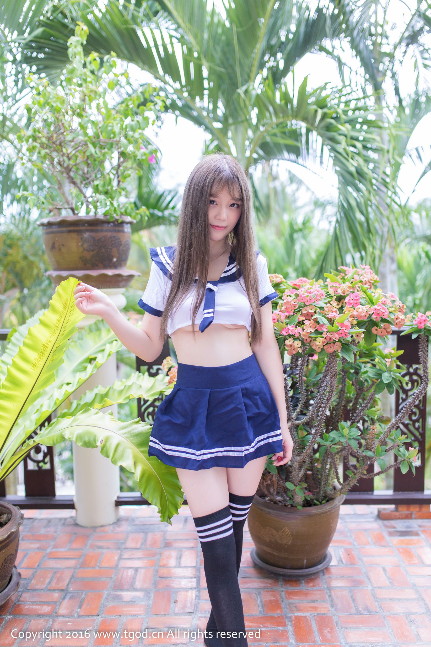 程彤颜《苏梅岛旅拍》蕾丝女仆+校服少女 [推女神/尤蜜荟]