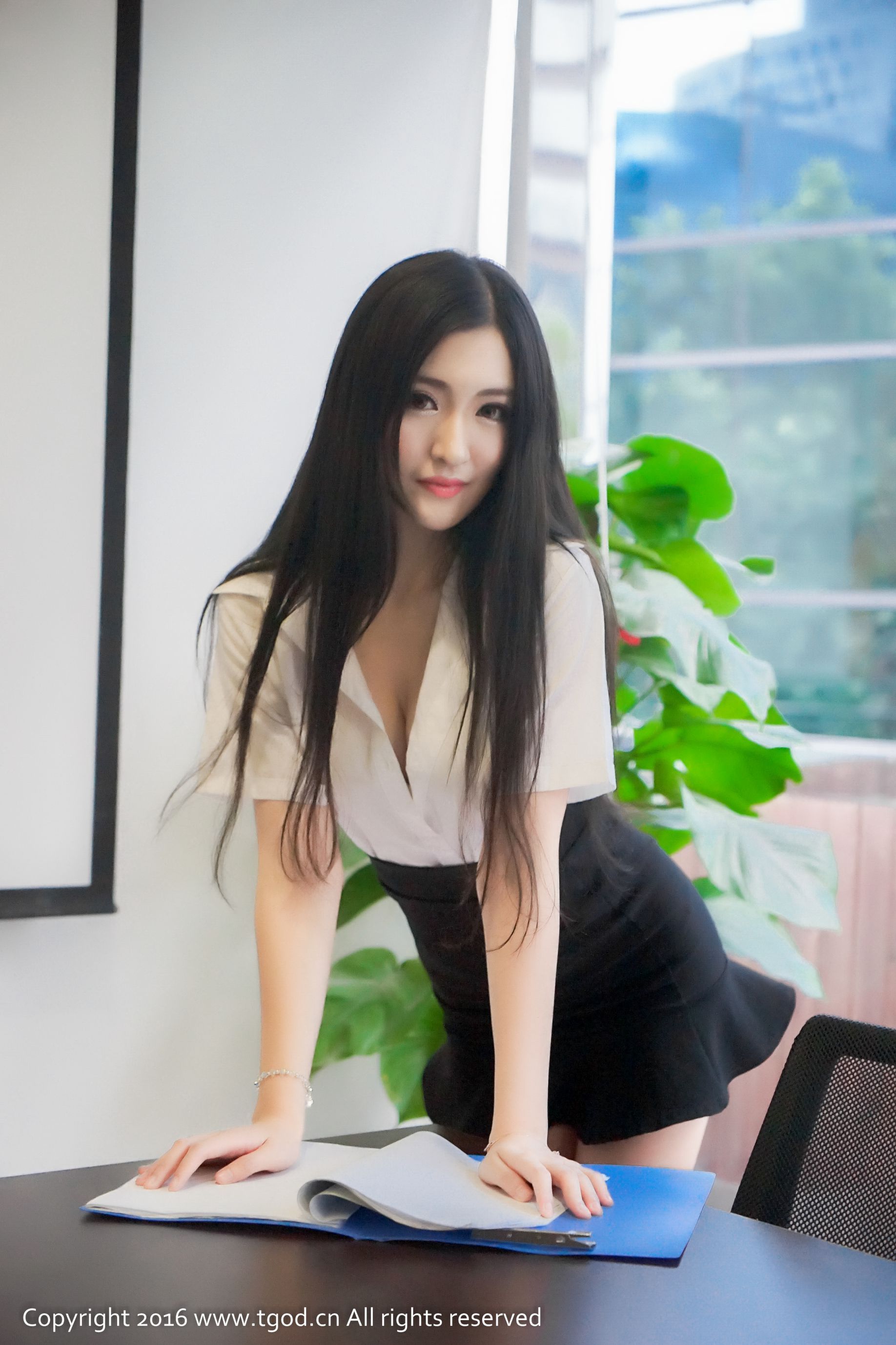 沈梦瑶G-cat《制服诱惑不可挡》 [推女神TGOD]