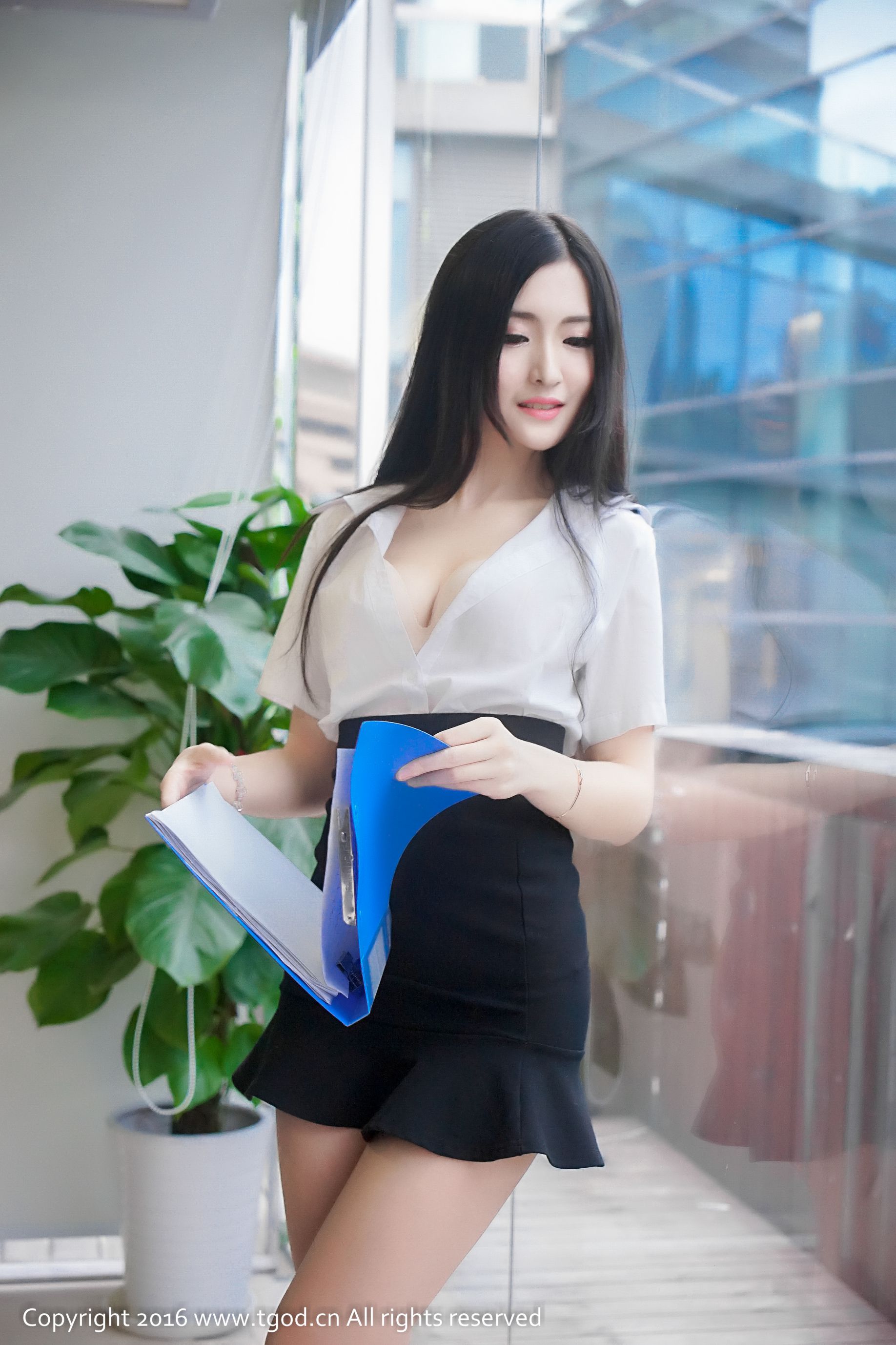沈梦瑶G-cat《制服诱惑不可挡》 [推女神TGOD]
