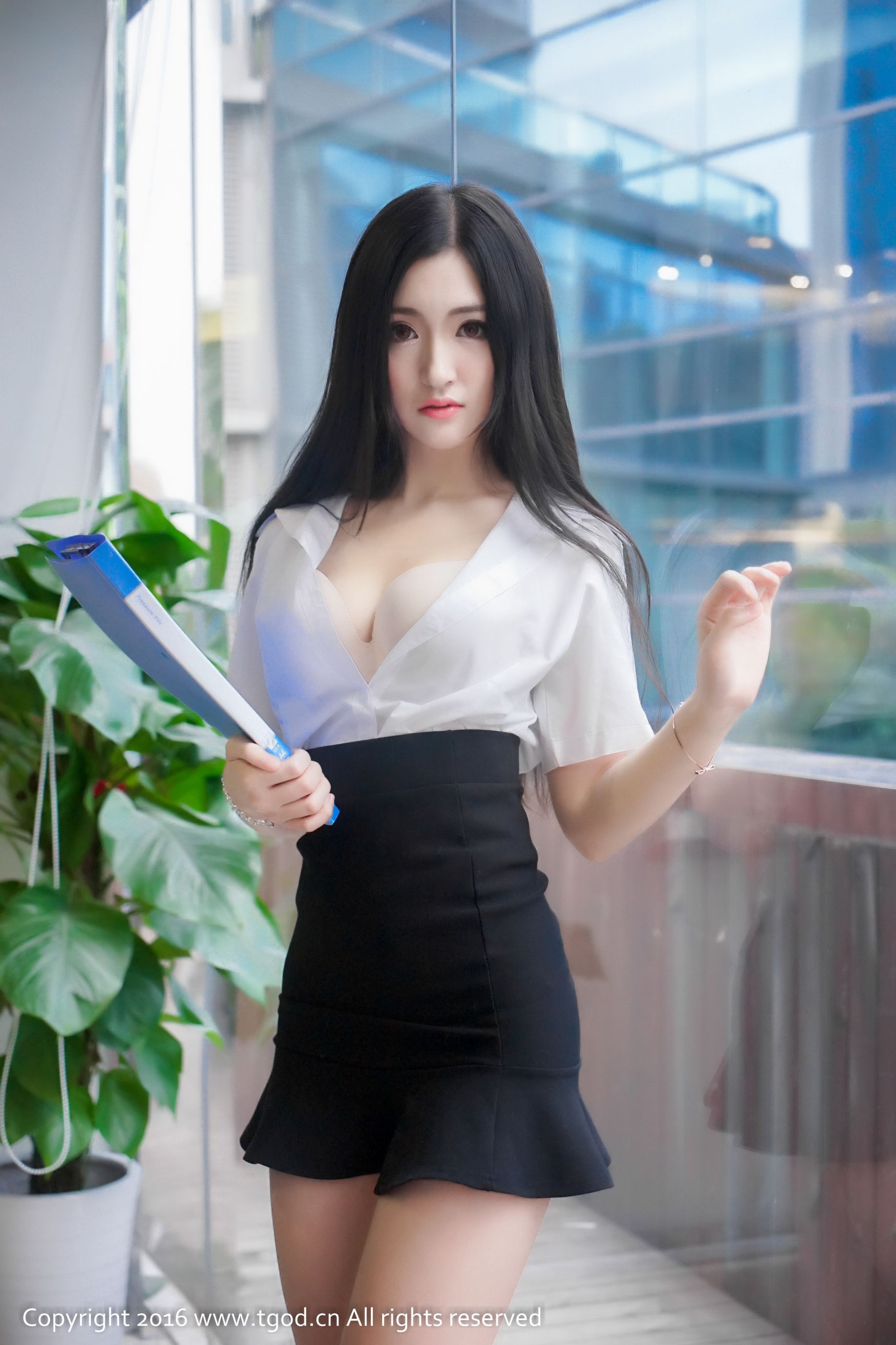 沈梦瑶G-cat《制服诱惑不可挡》 [推女神TGOD]