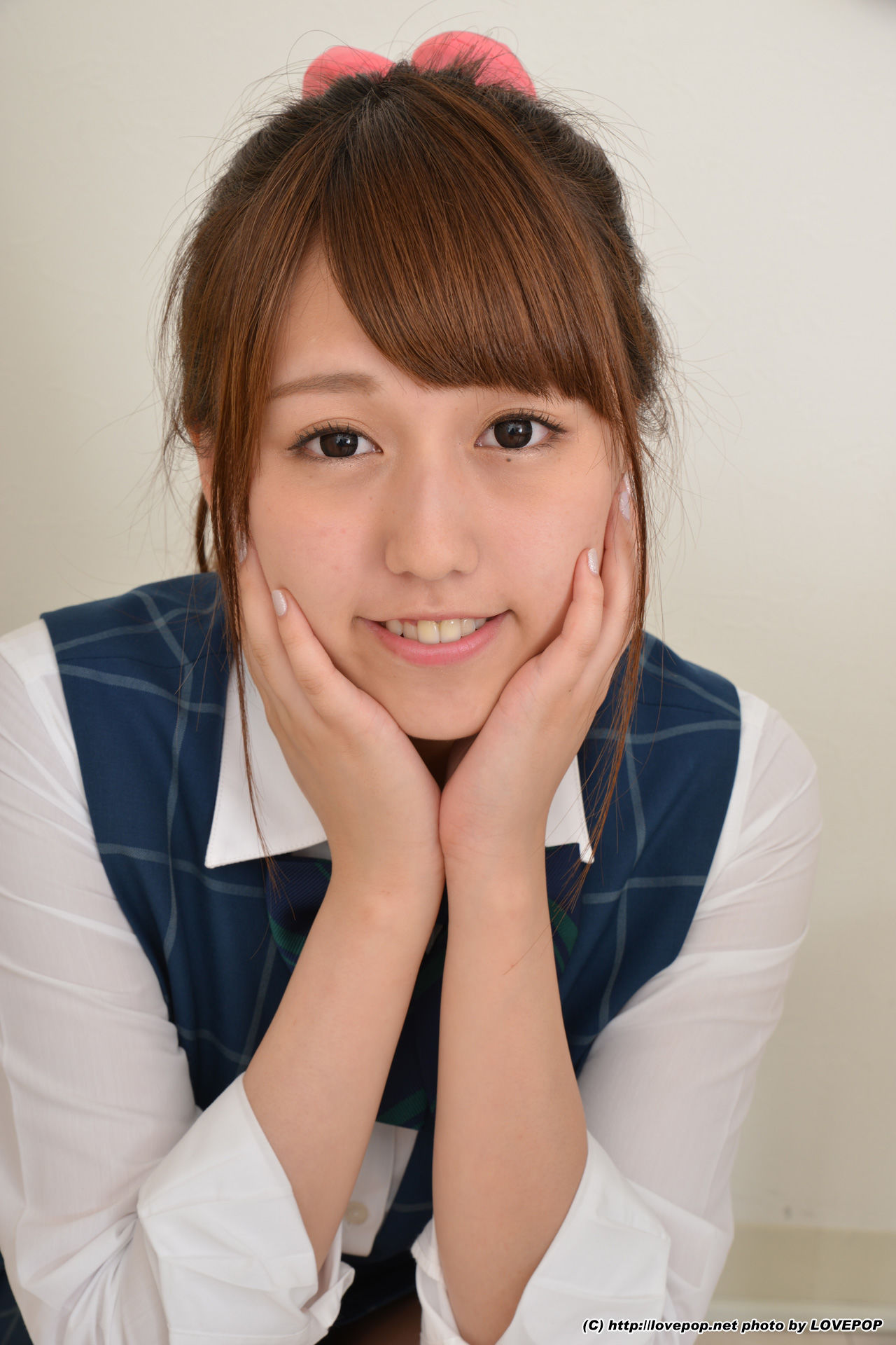 [LOVEPOP] Mayu Satomi 里美まゆ shaved ! Uniform vest - PPV